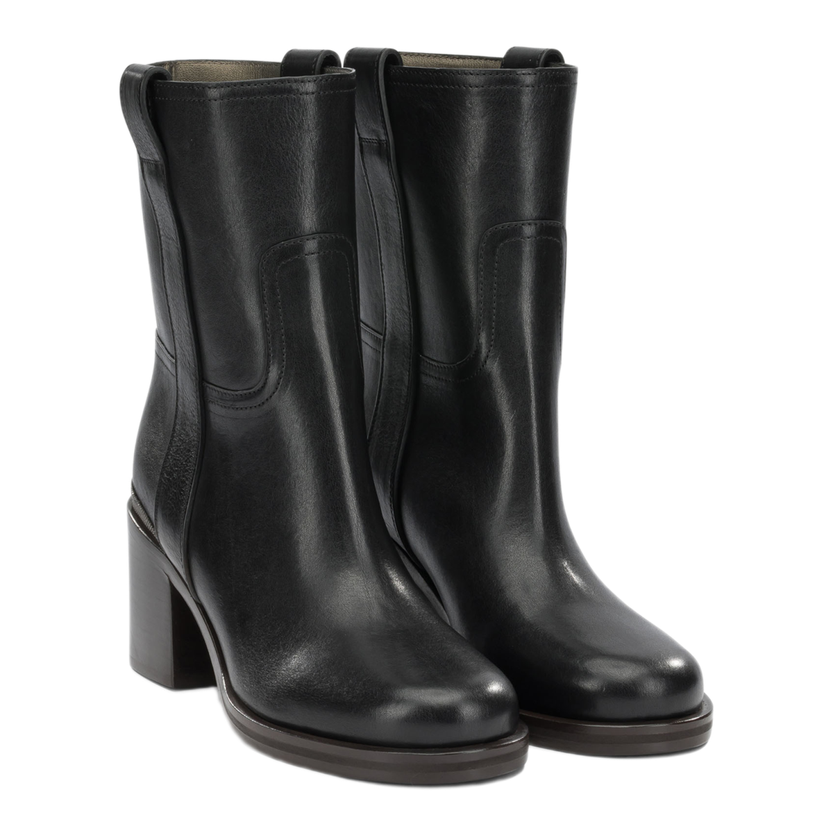 MAYFEYR - Brunello Cucinelli - Leather Pull On Ankle Boots - MZSLC3358C101