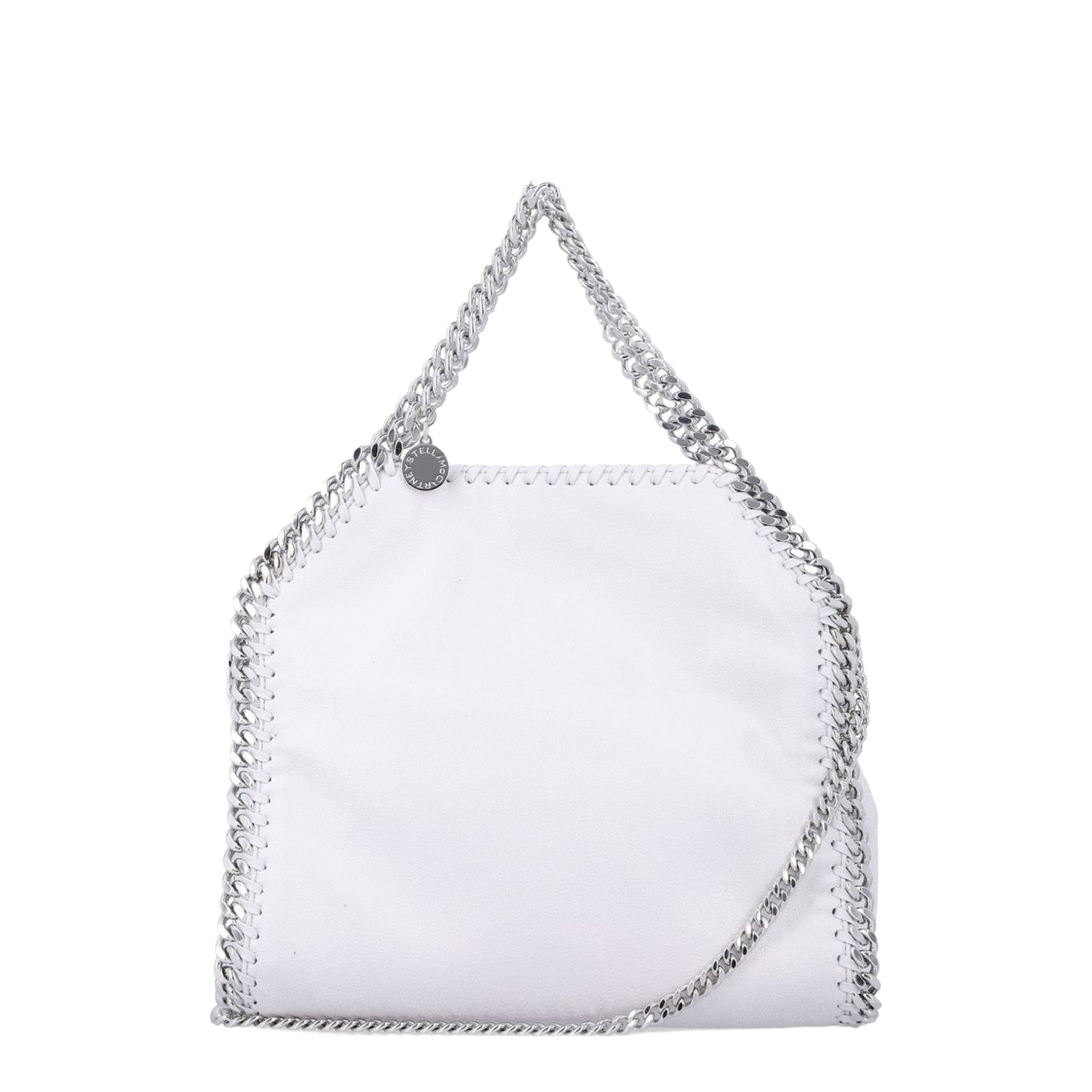Falabella Mini Polyester Tote - Pearl Grey