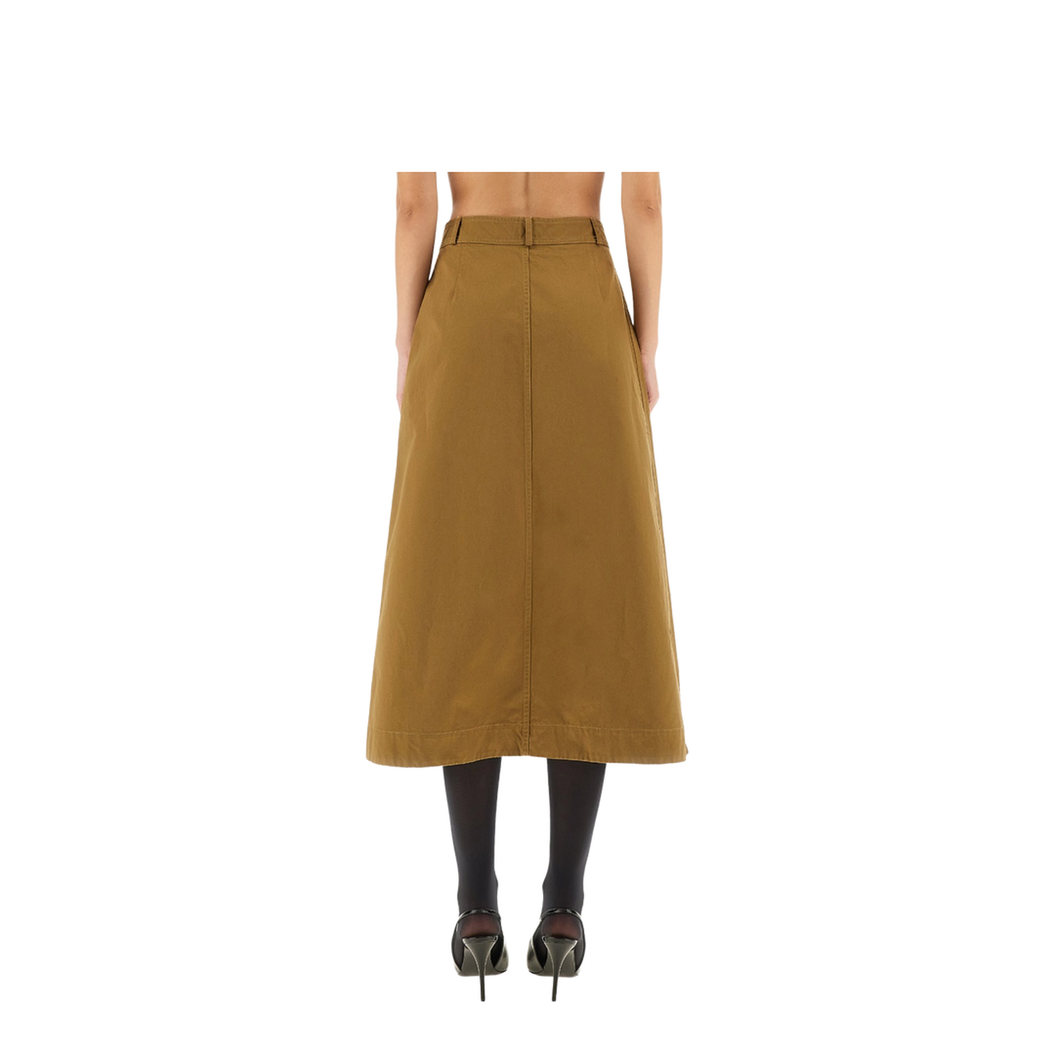 MIDI SKIRT WITH BUTTONS