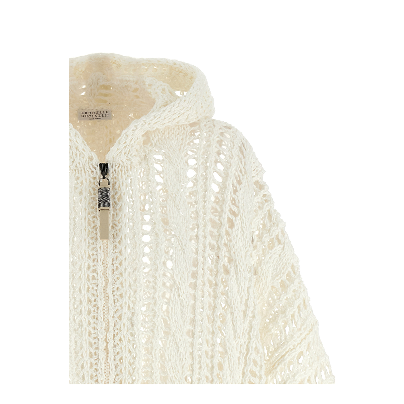 Cable & Mesh Cardigan