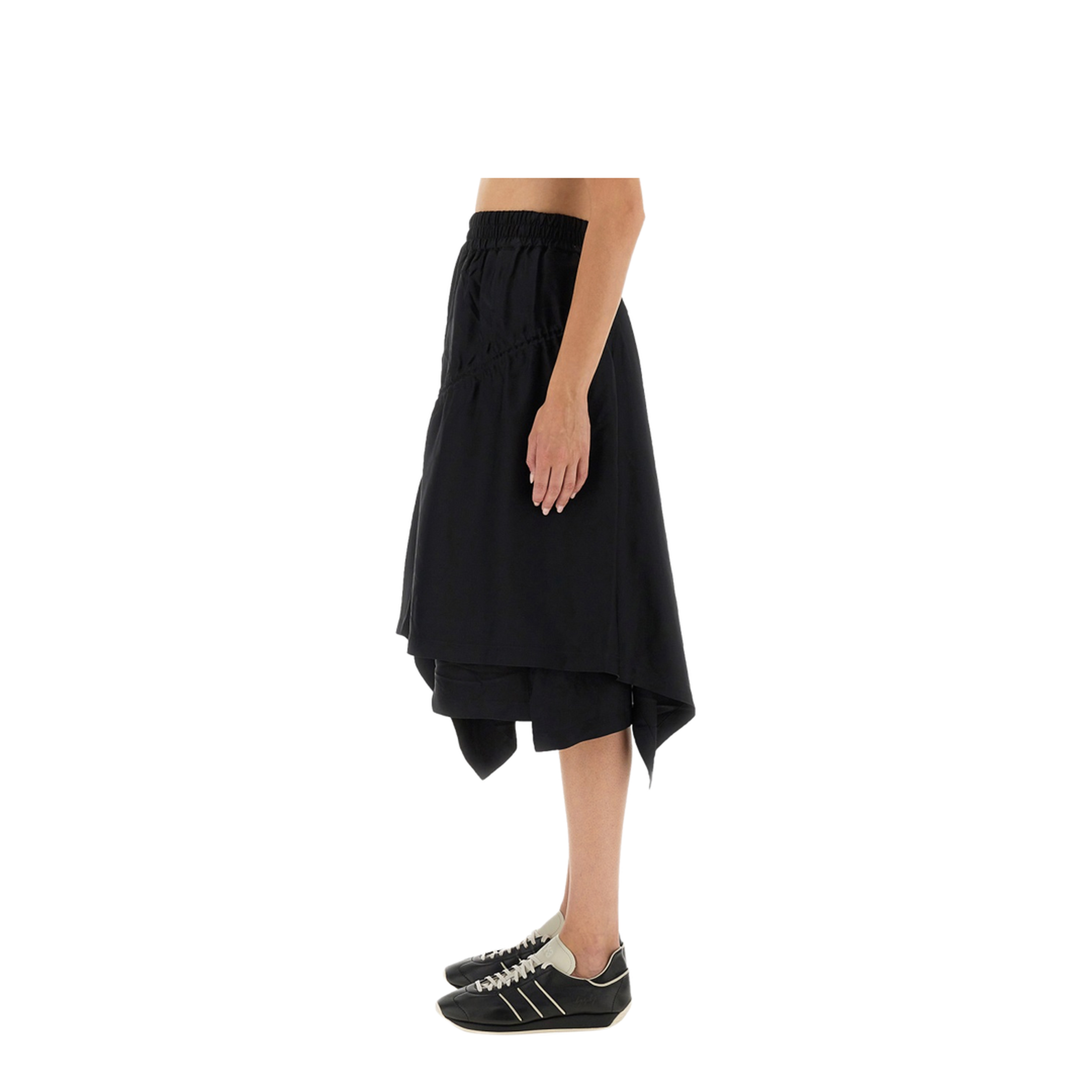 MAYFEYR - Y - 3 - Asymmetrical Skirt - JX4753BLACK