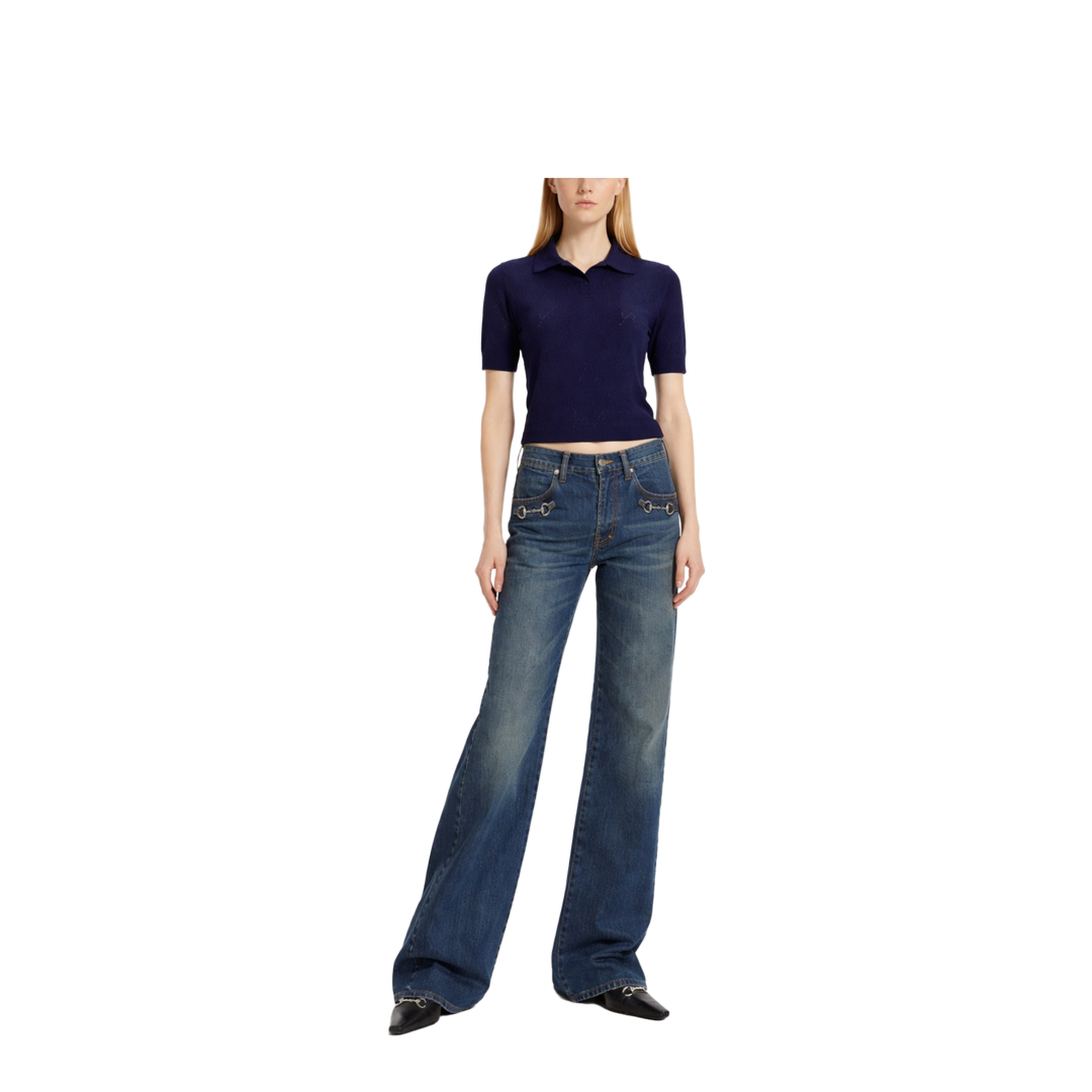 Silk and Cotton Polo Shirt