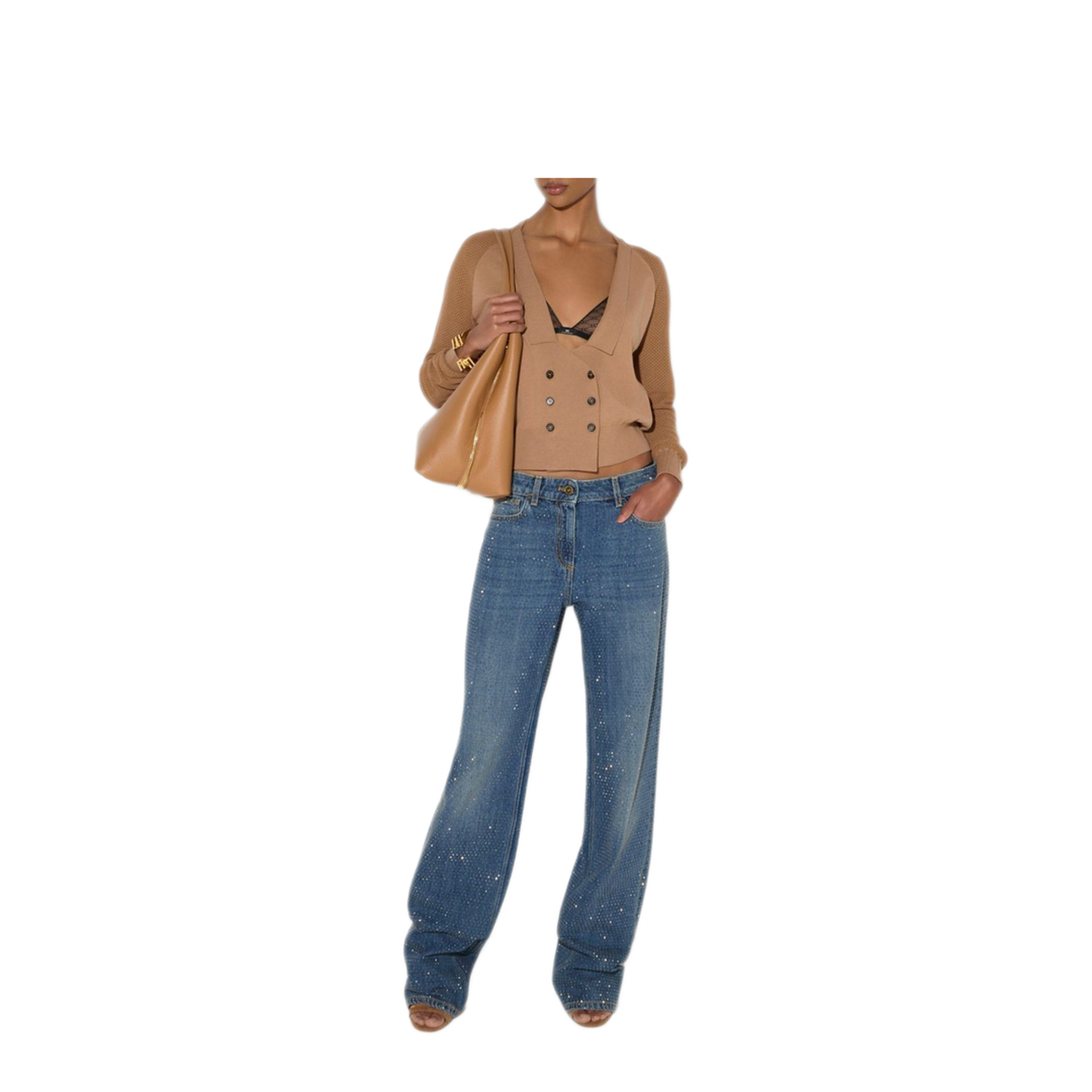 MAYFEYR - Elisabetta Franchi - Jeans Navy - PJ24D66E2139