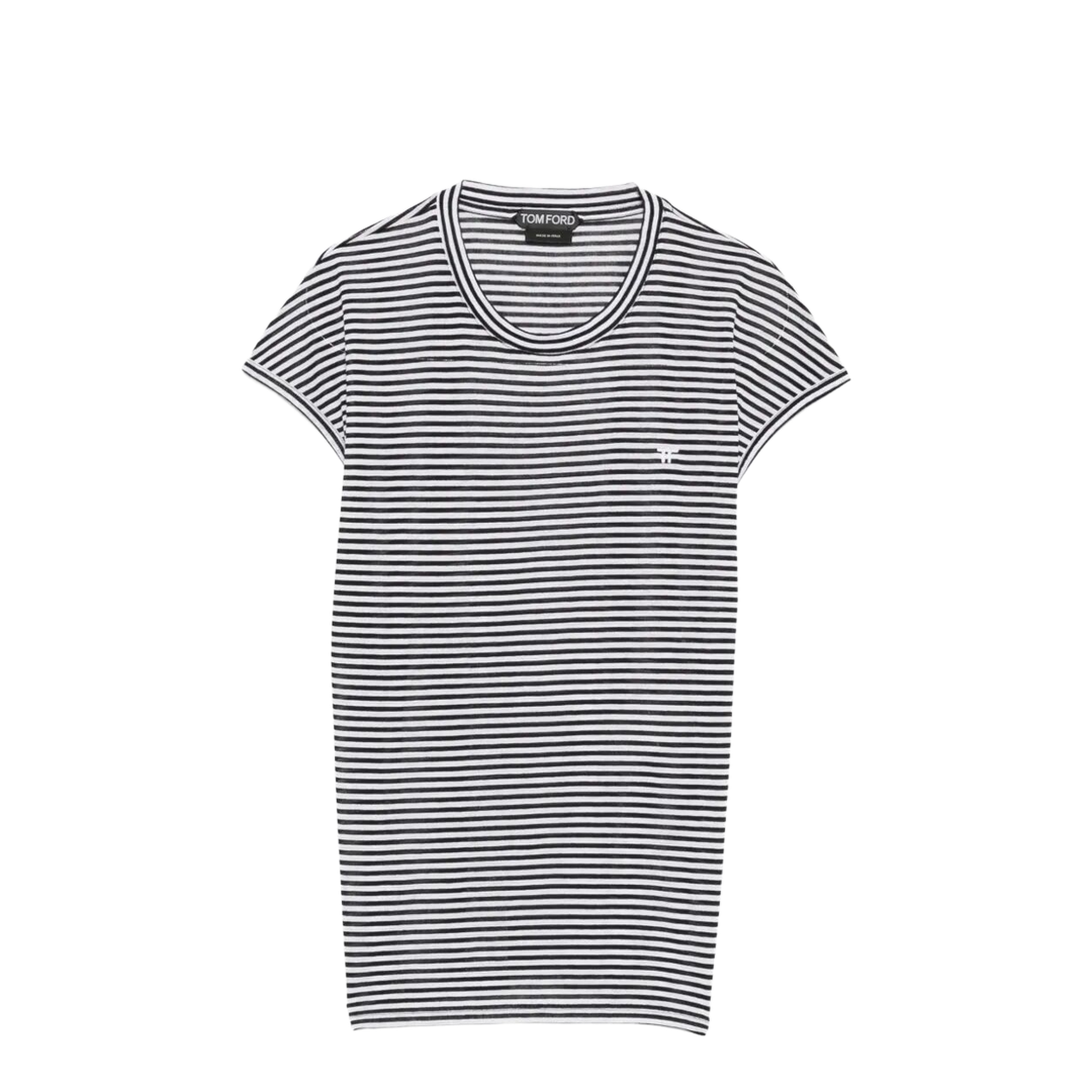 MAYFEYR - Tom Ford - Striped Viscose T-Shirt - TSJ630JEX187