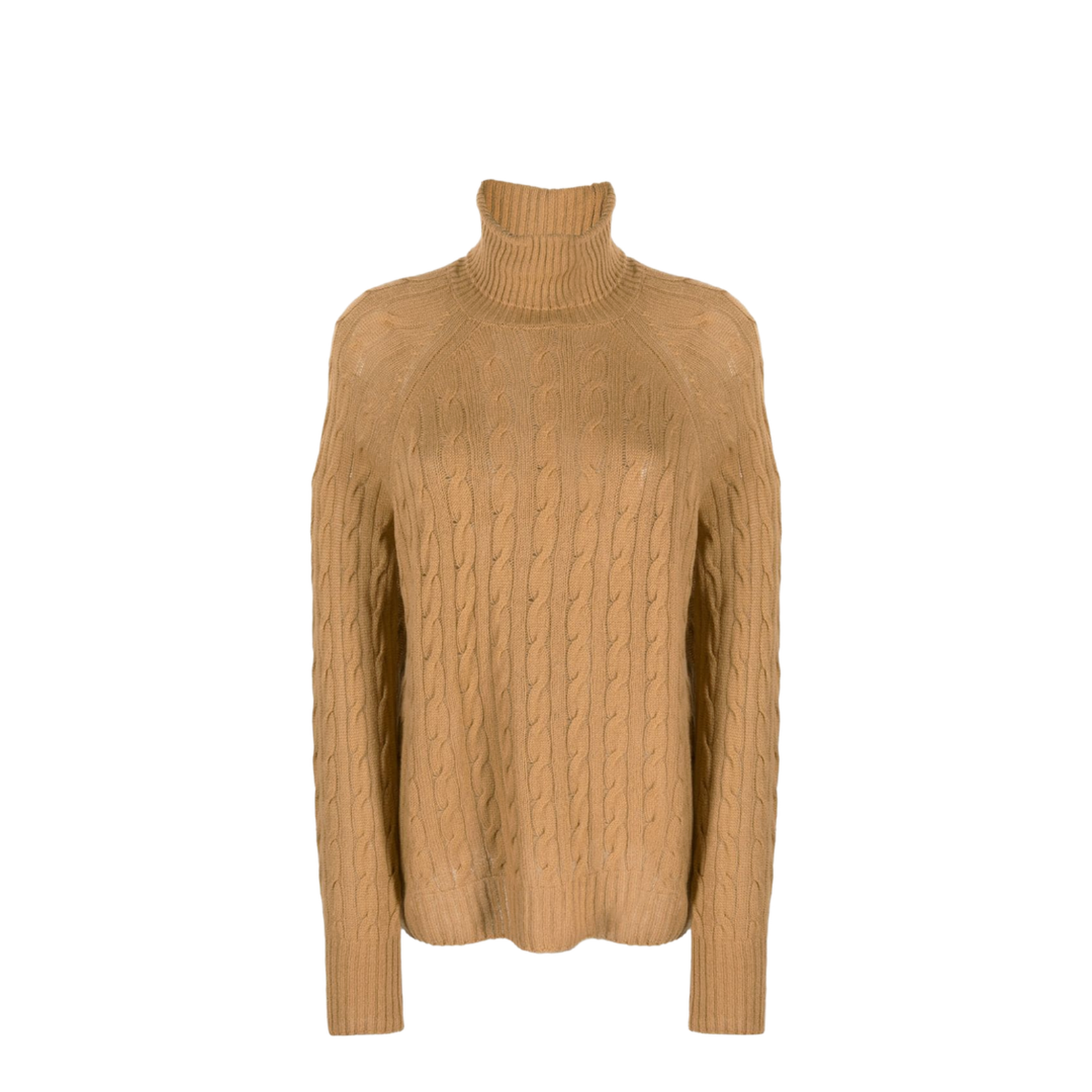 Braided Turtleneck Sweater