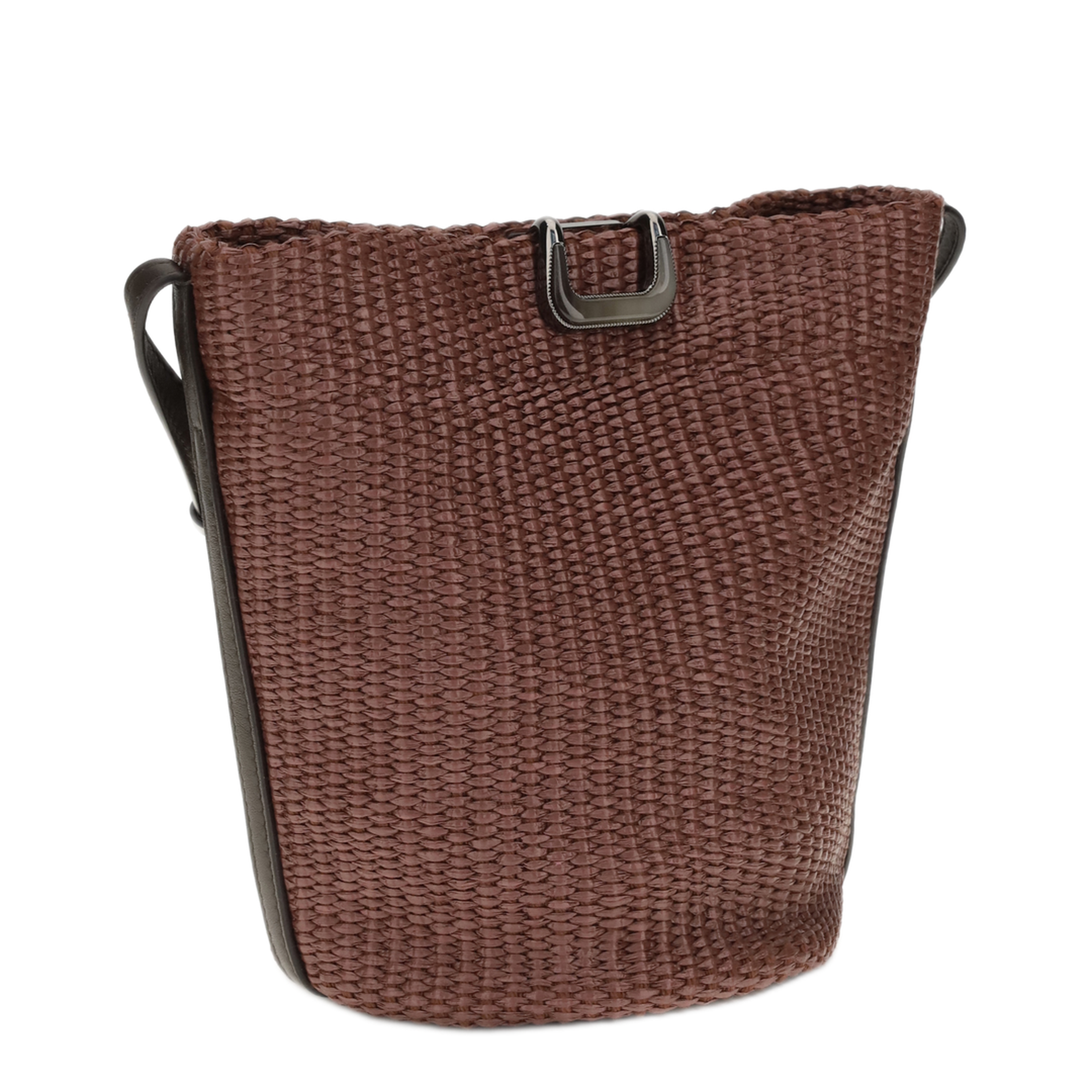 MAYFEYR - Brunello Cucinelli - Small Sartorial Bucket Bag In Raffia - MB96D2800