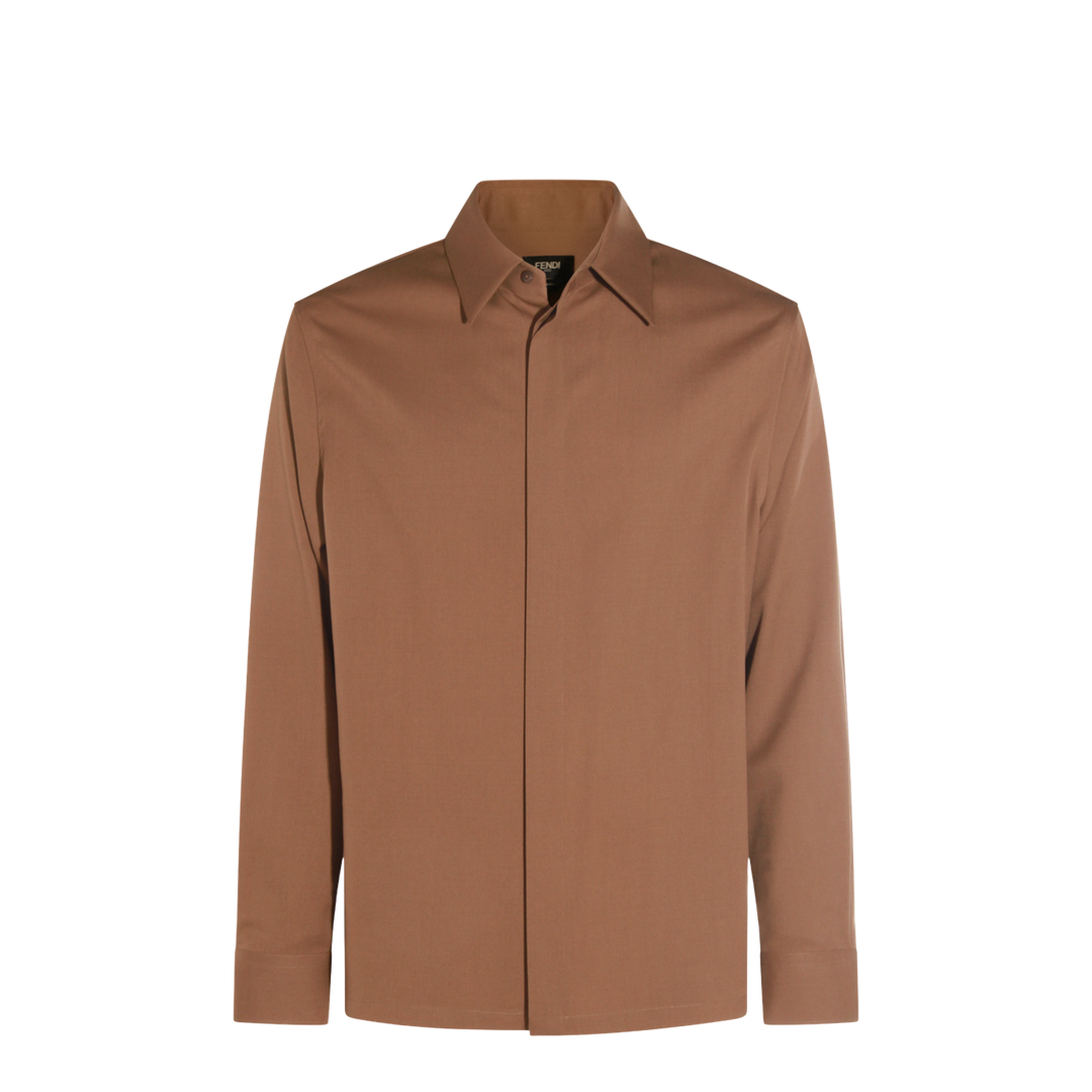 Rust-coloured Wool Shirt