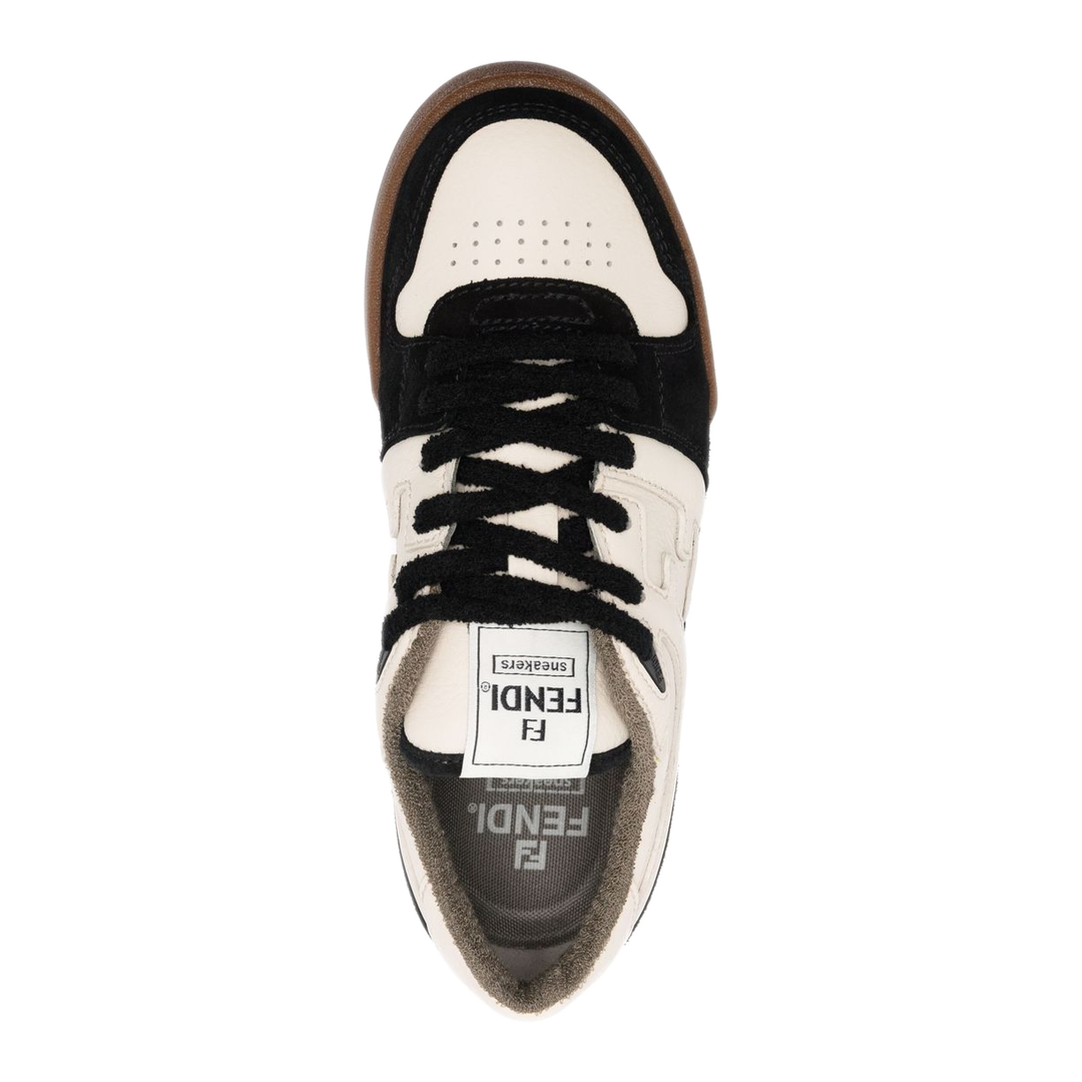MAYFEYR - Fendi - Match Suede And Leather Sneakers - 7E1493AHH2
