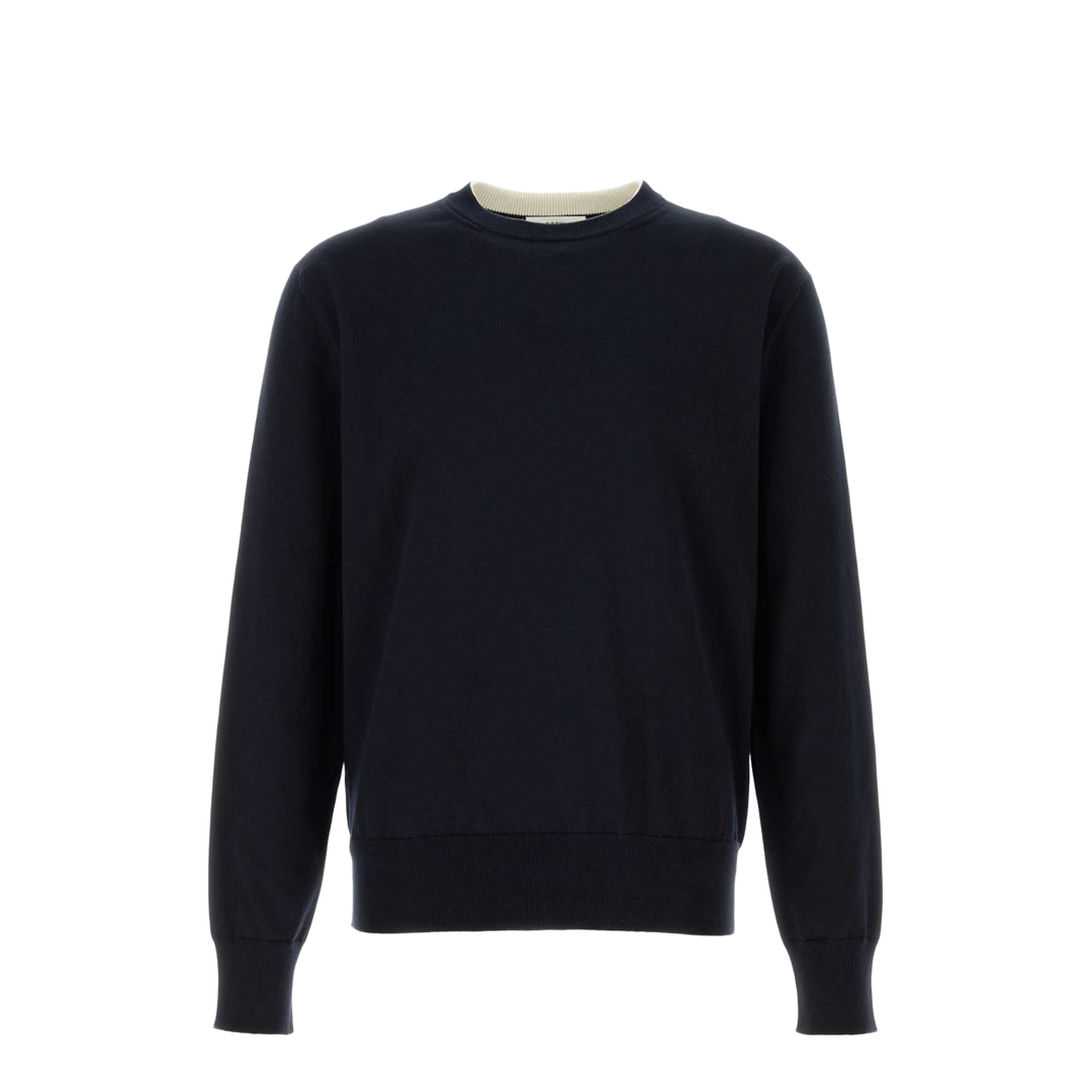 Deep Midnight Blue Cotton Sweater