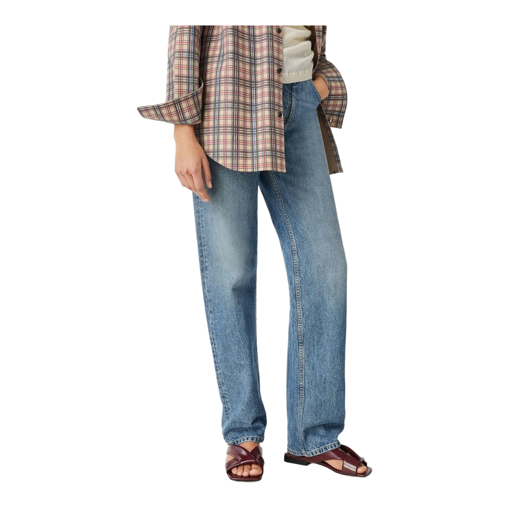 Riva Flat Mule in Barolo