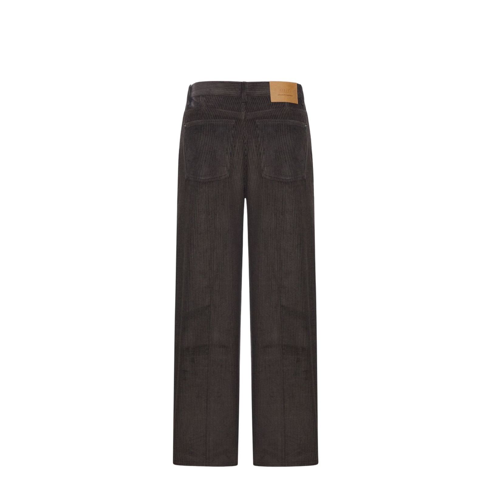 Anthracite Cotton Corduroy Large Fit Trousers
