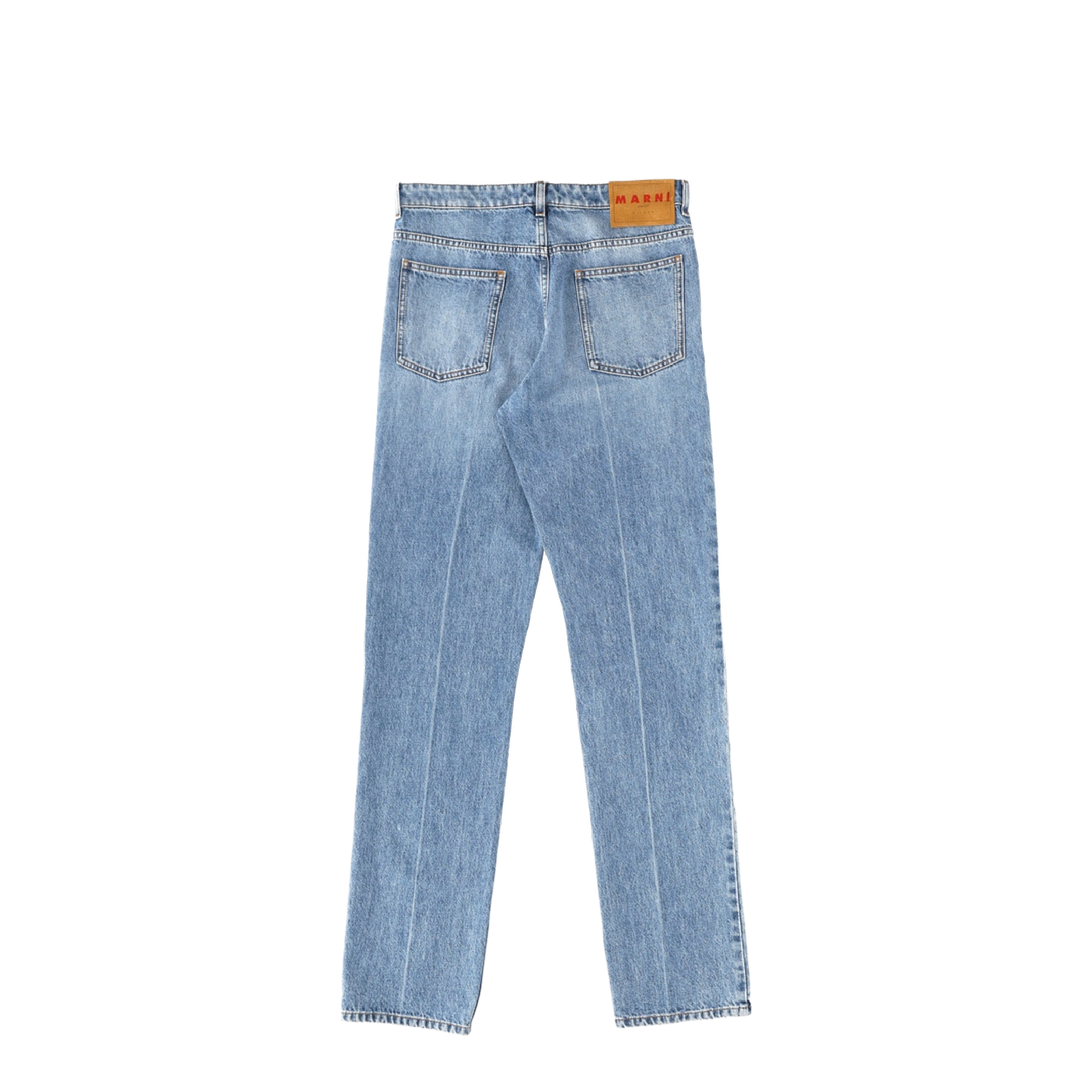 Cotton Denim Pants