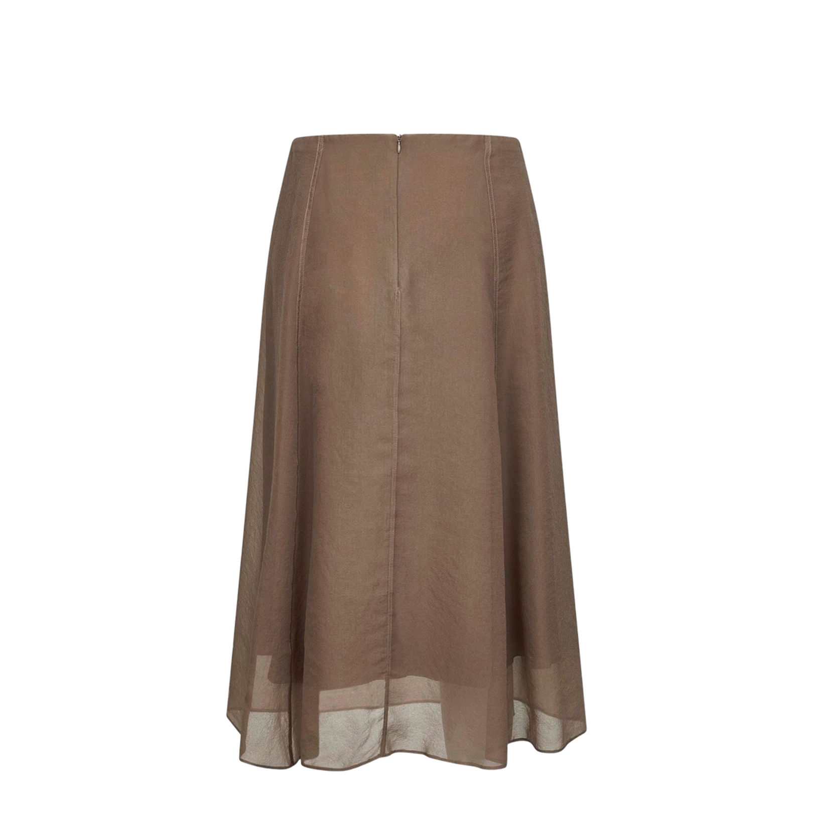 Silk Midi Skirt – MAYFEYR