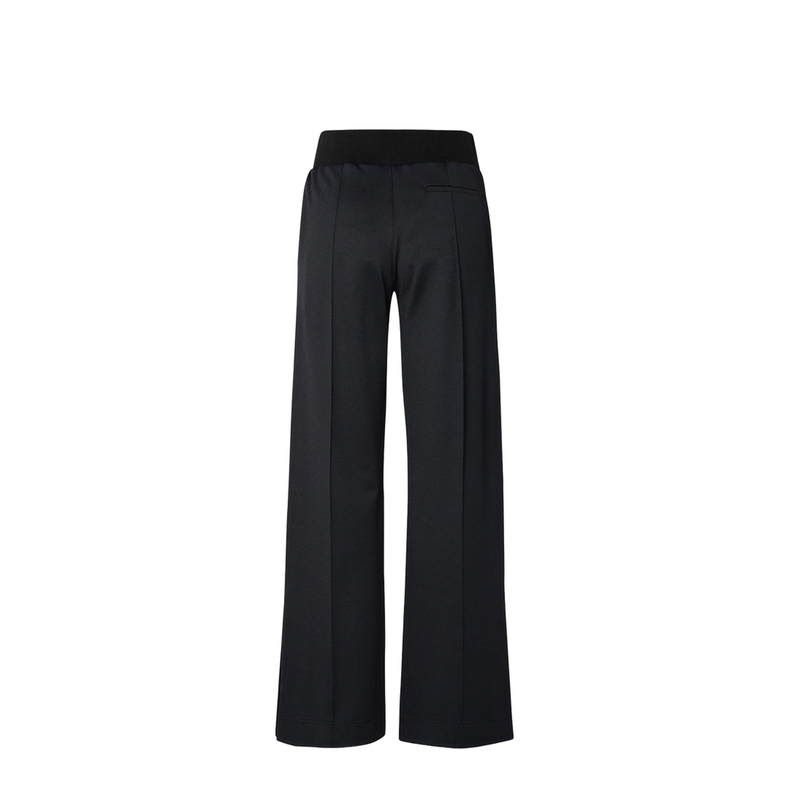 Black Polyamide Blend Sporty Pants