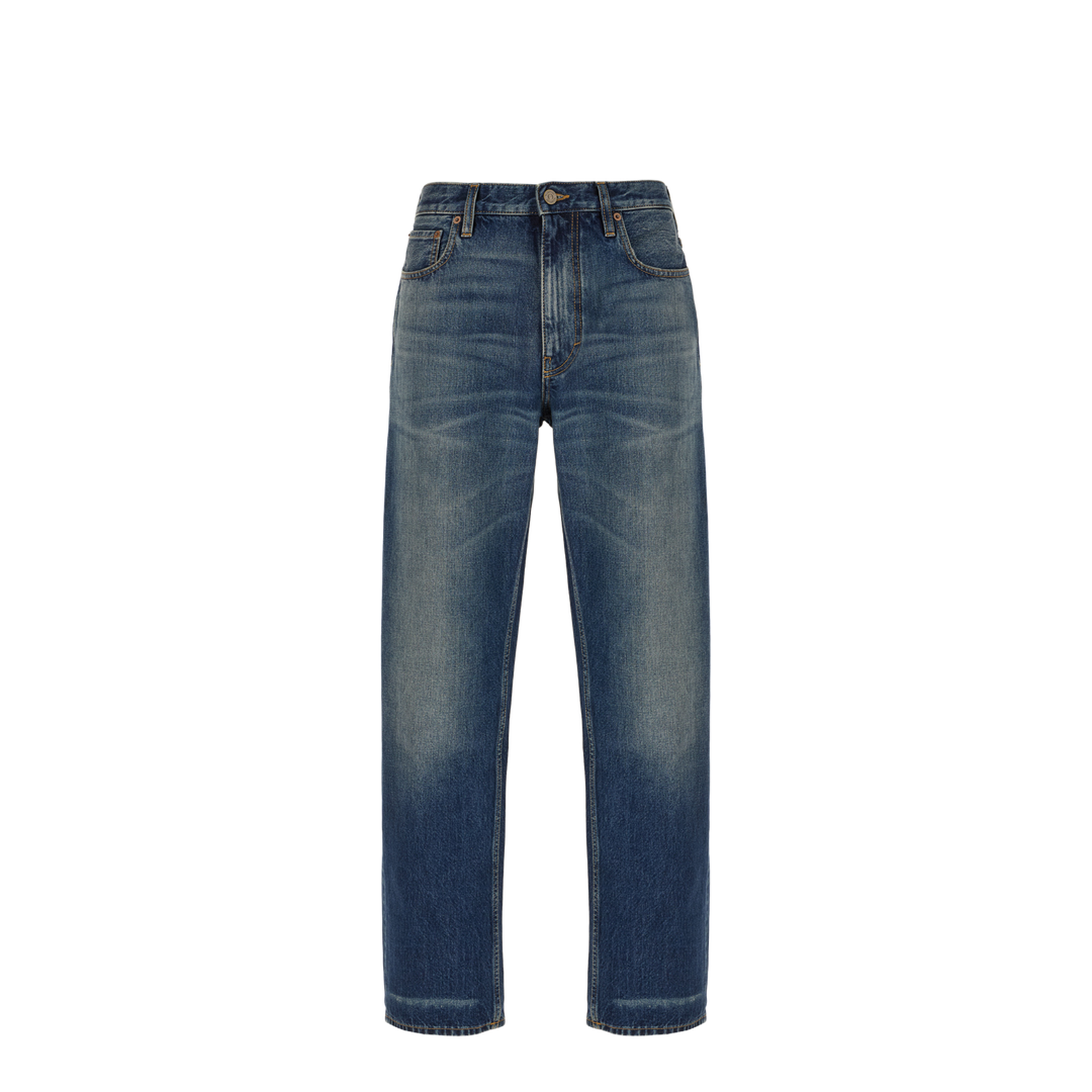 Stonewashed Denim Jeans
