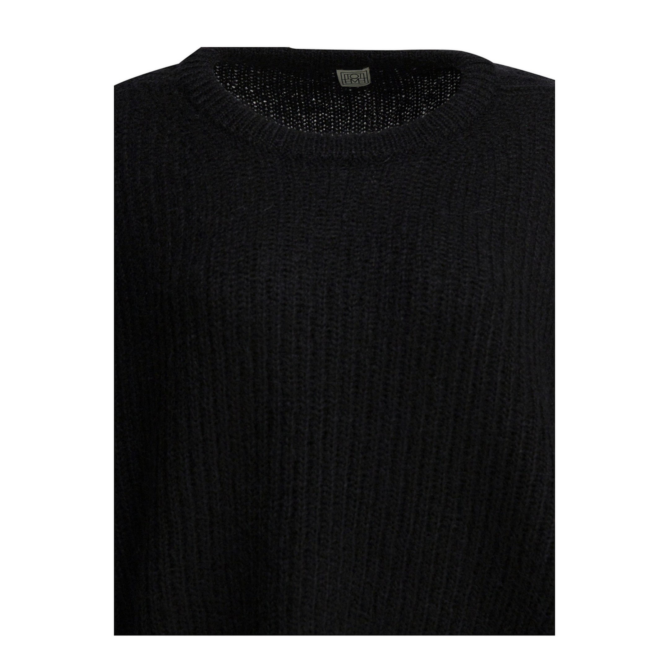 MAYFEYR - Toteme - Mohair Blend Sweater - 261-WRT0652-YA0161-001BLACK
