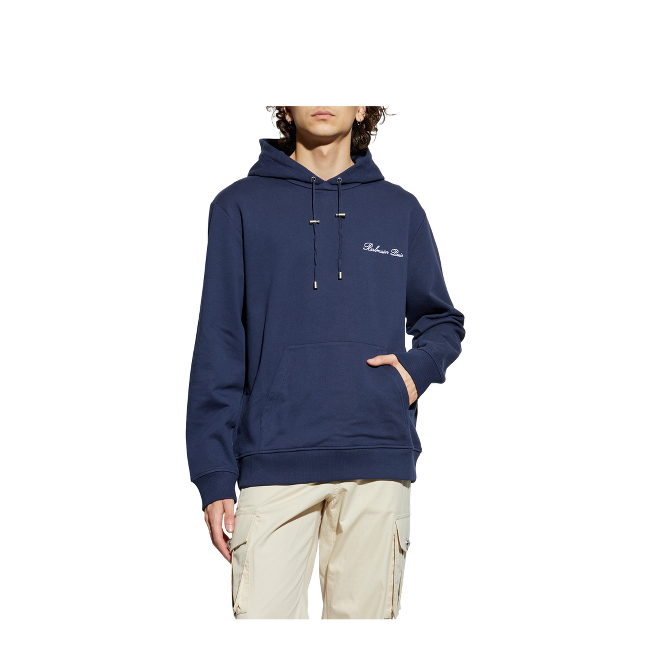 Logo-Embroidered Hoodie