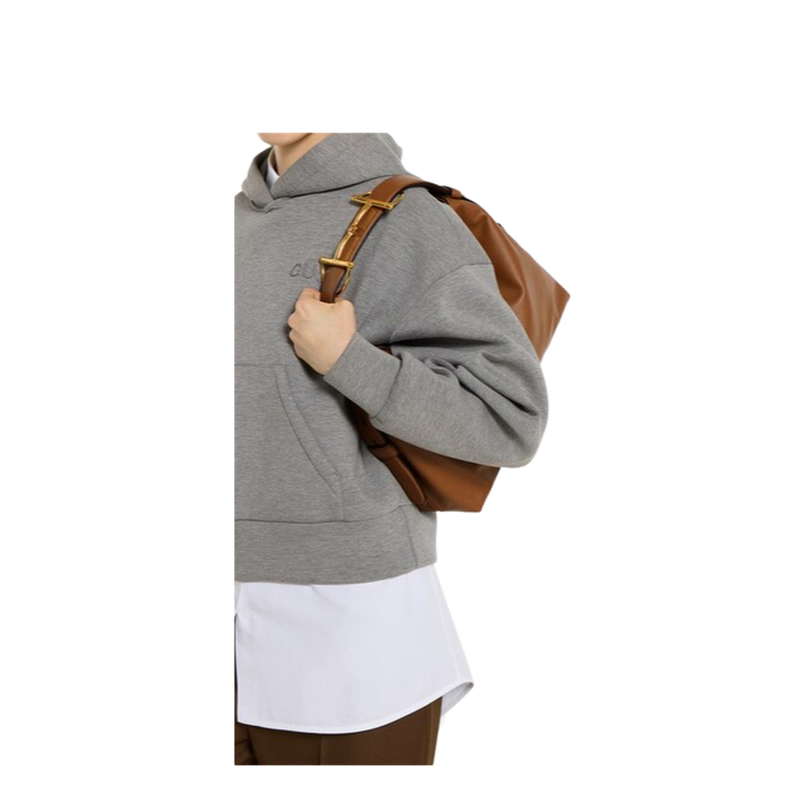 Beatrix Medium Tote Bag in Brown Leather