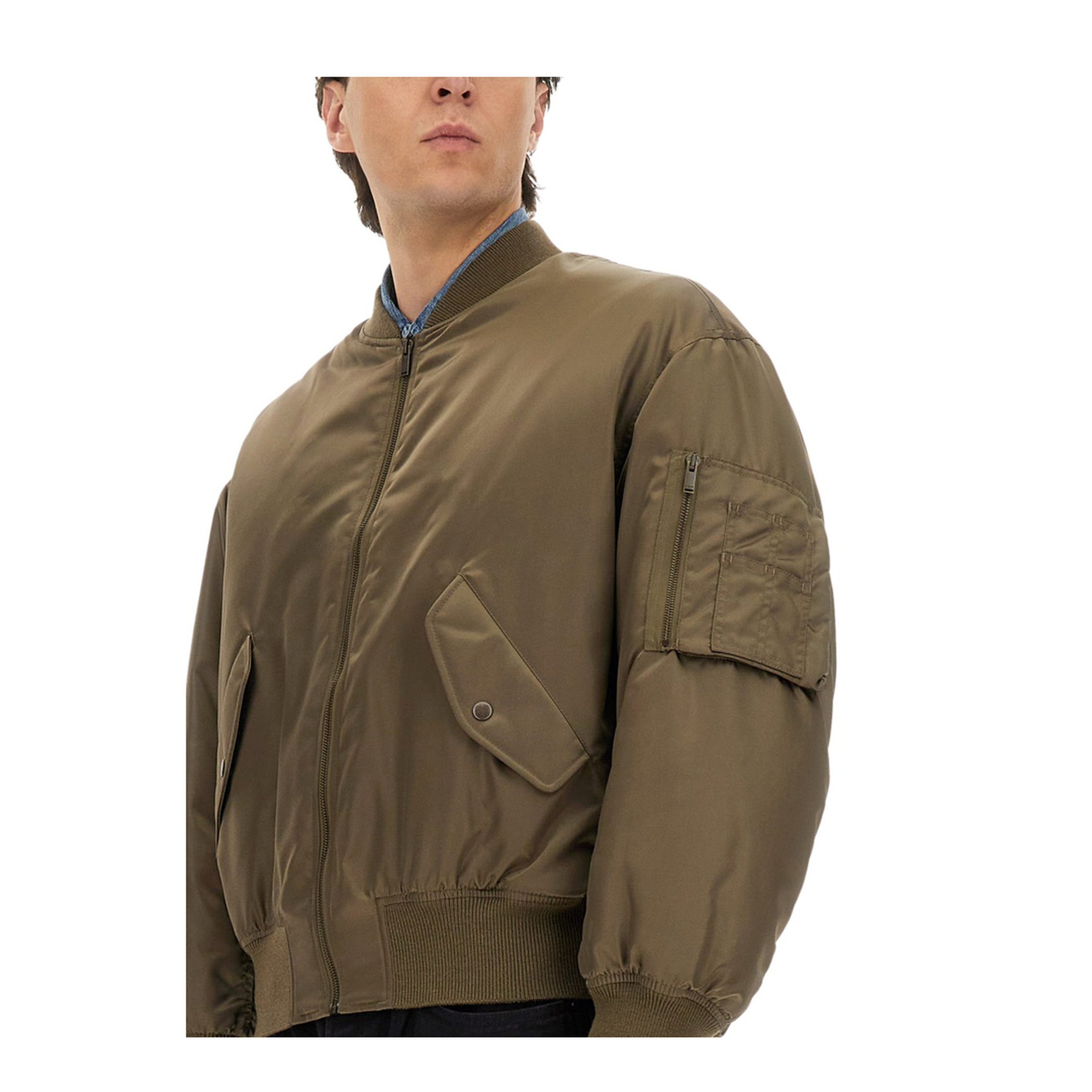 Water-Repellent Bomber Jacket