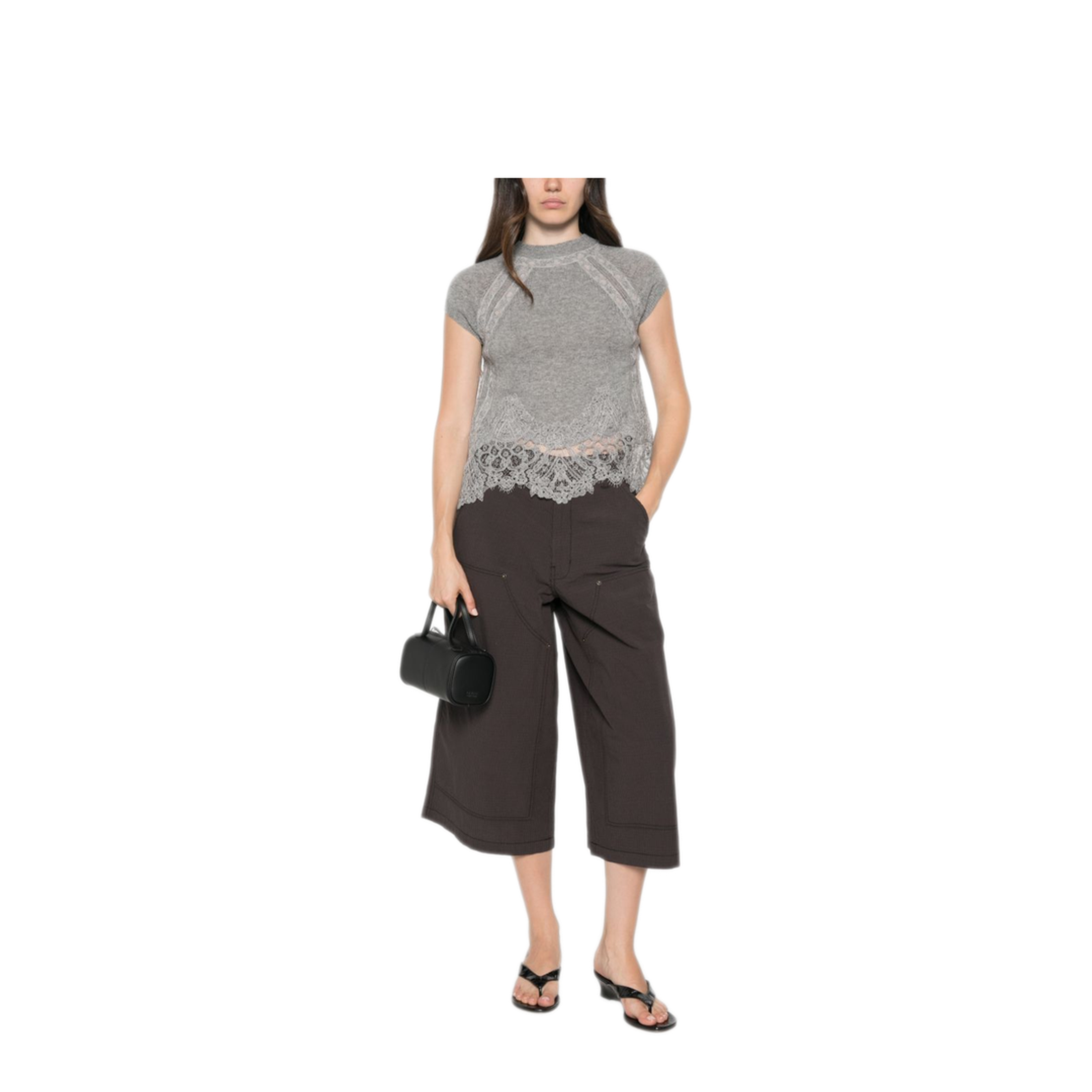 MAYFEYR - Ermanno Scervino - Top Grey - D495L307APTPYUN1704