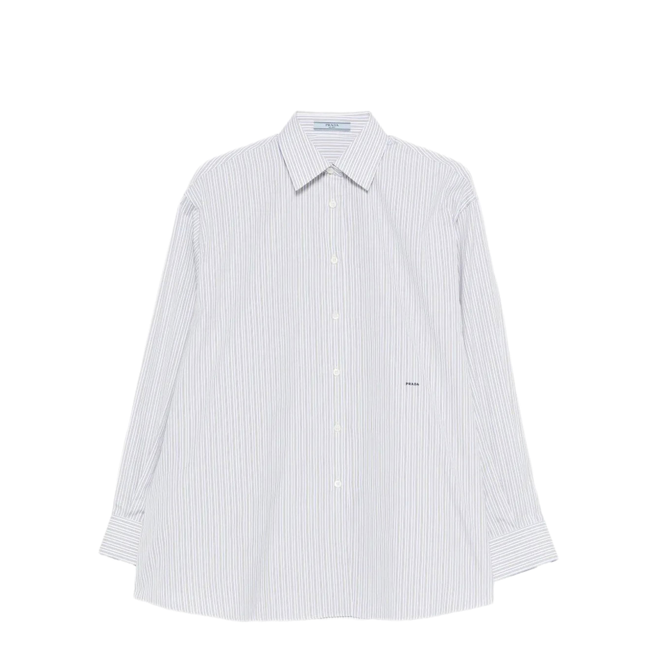 MAYFEYR - Prada - Double-Stripe Cotton Poplin Shirt - P493IRSOOO18RGF0S4M