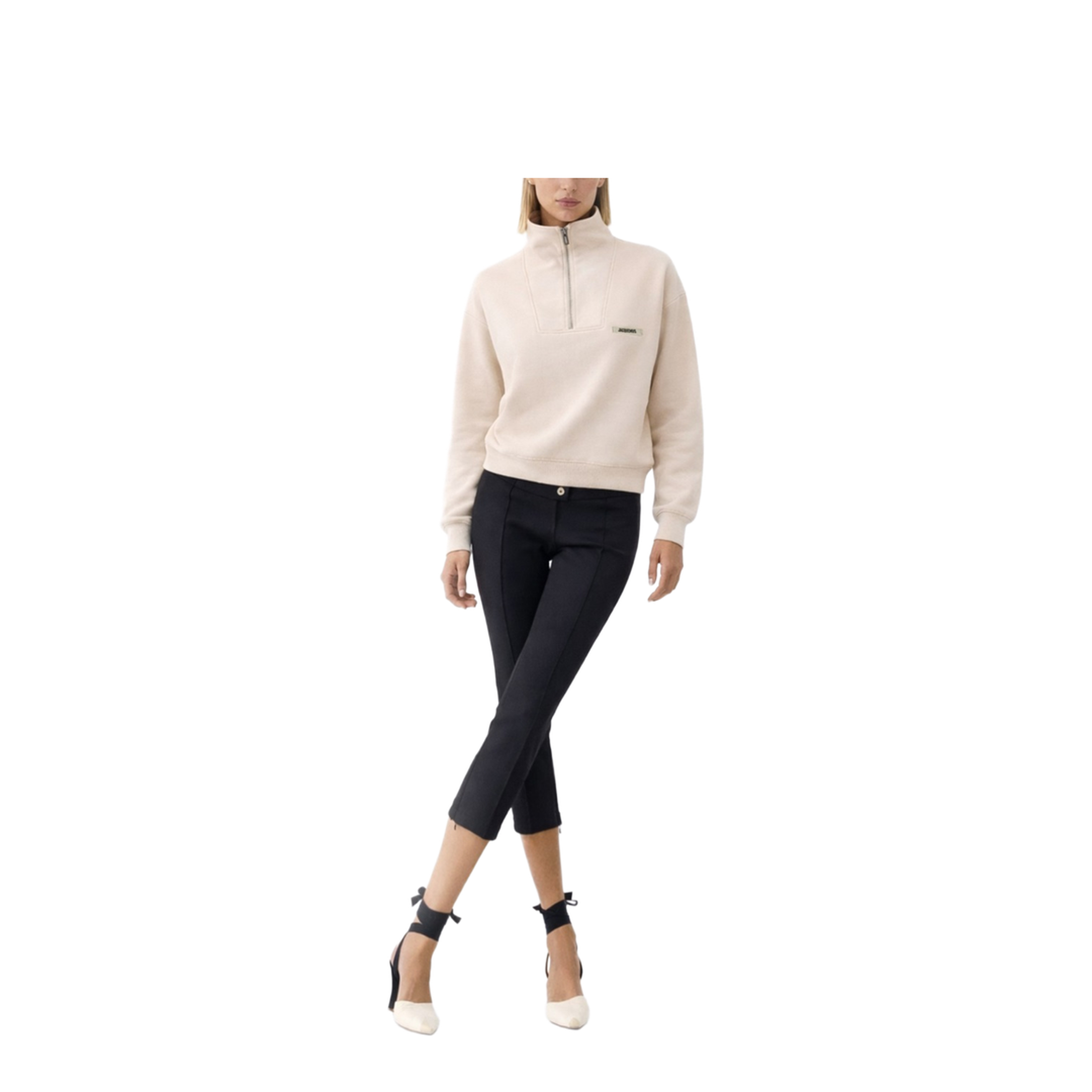 MAYFEYR - Jacquemus - Grosgrain Sweatshirt With Turtleneck - SSW00210AJ00174130