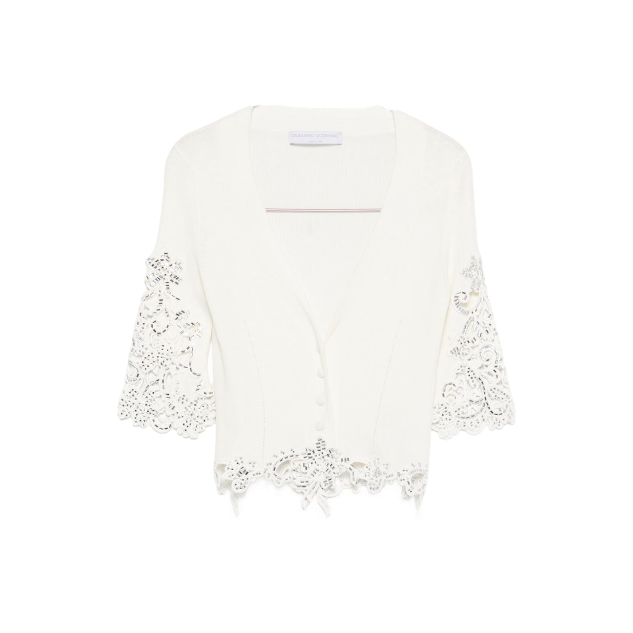 MAYFEYR - Ermanno Scervino - Sweaters White - D485N317APCTZSQ10602