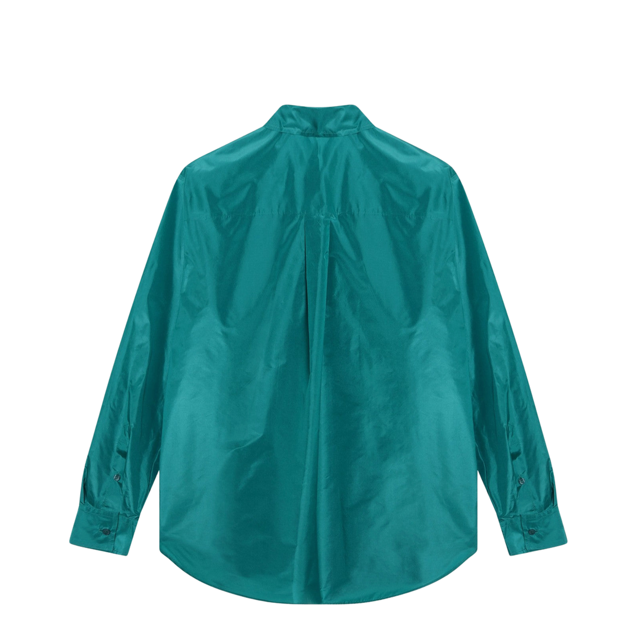 Jade Green Silk Shirt