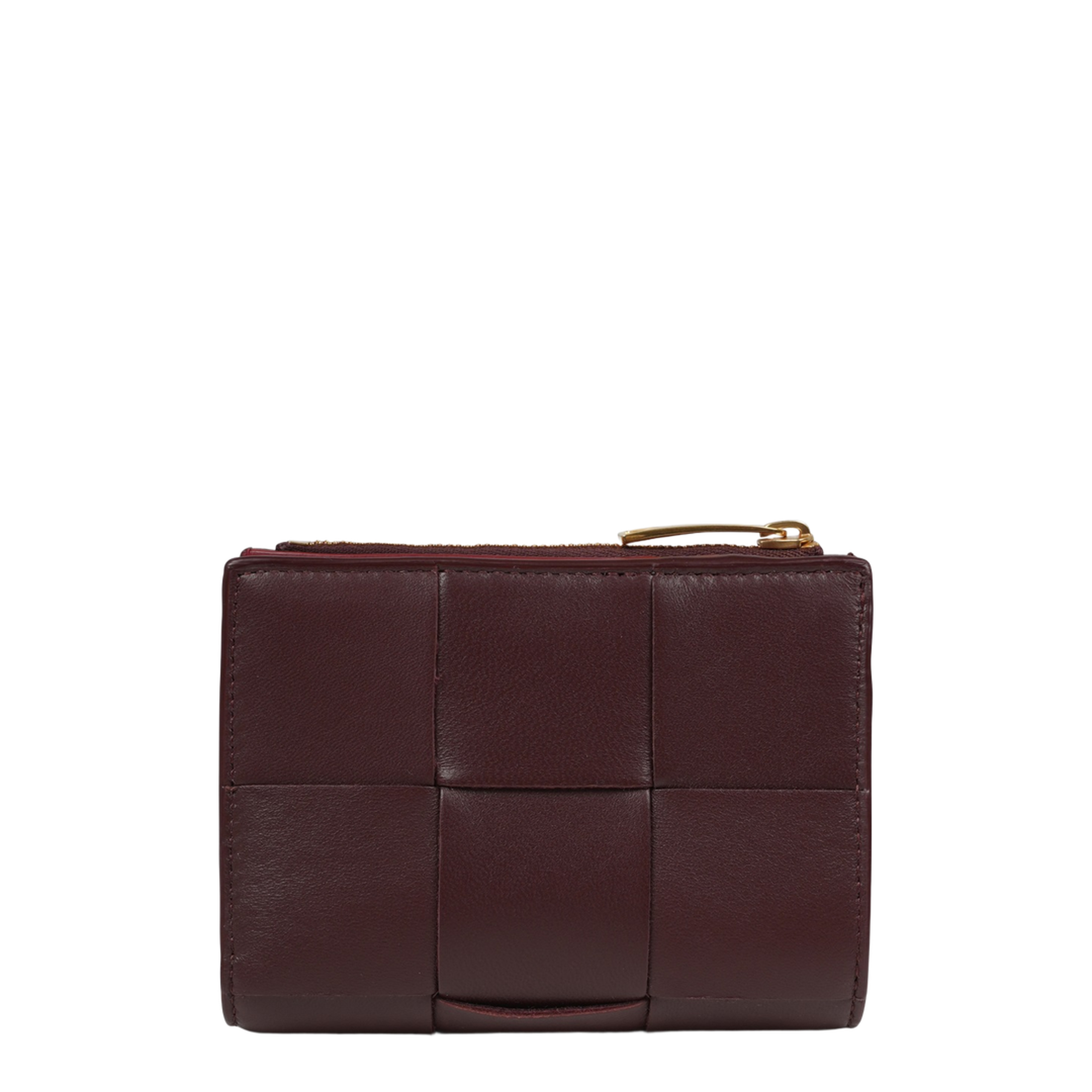 Cassette Small Bi-Fold Wallet Burgundy