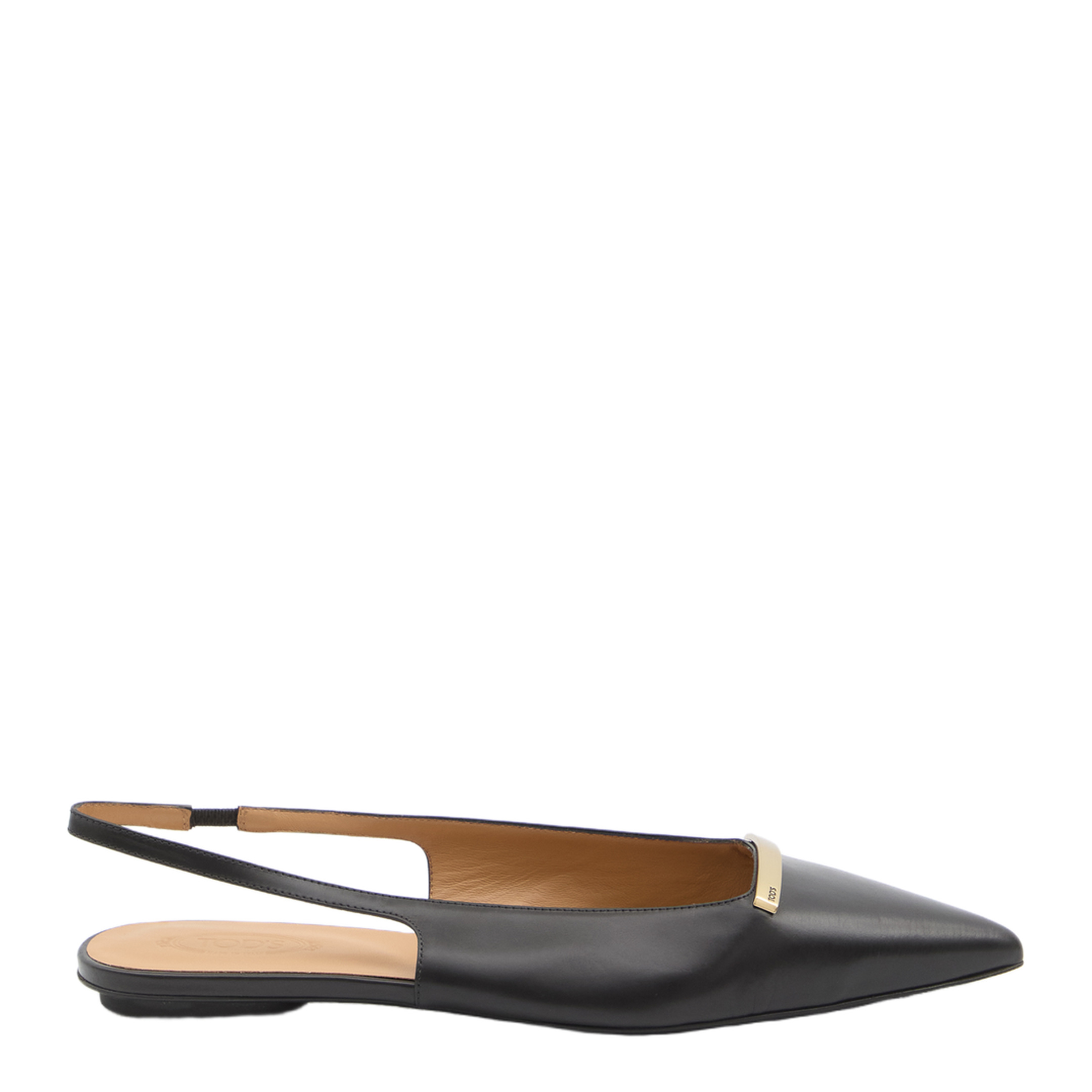Leather Slingback Ballerinas
