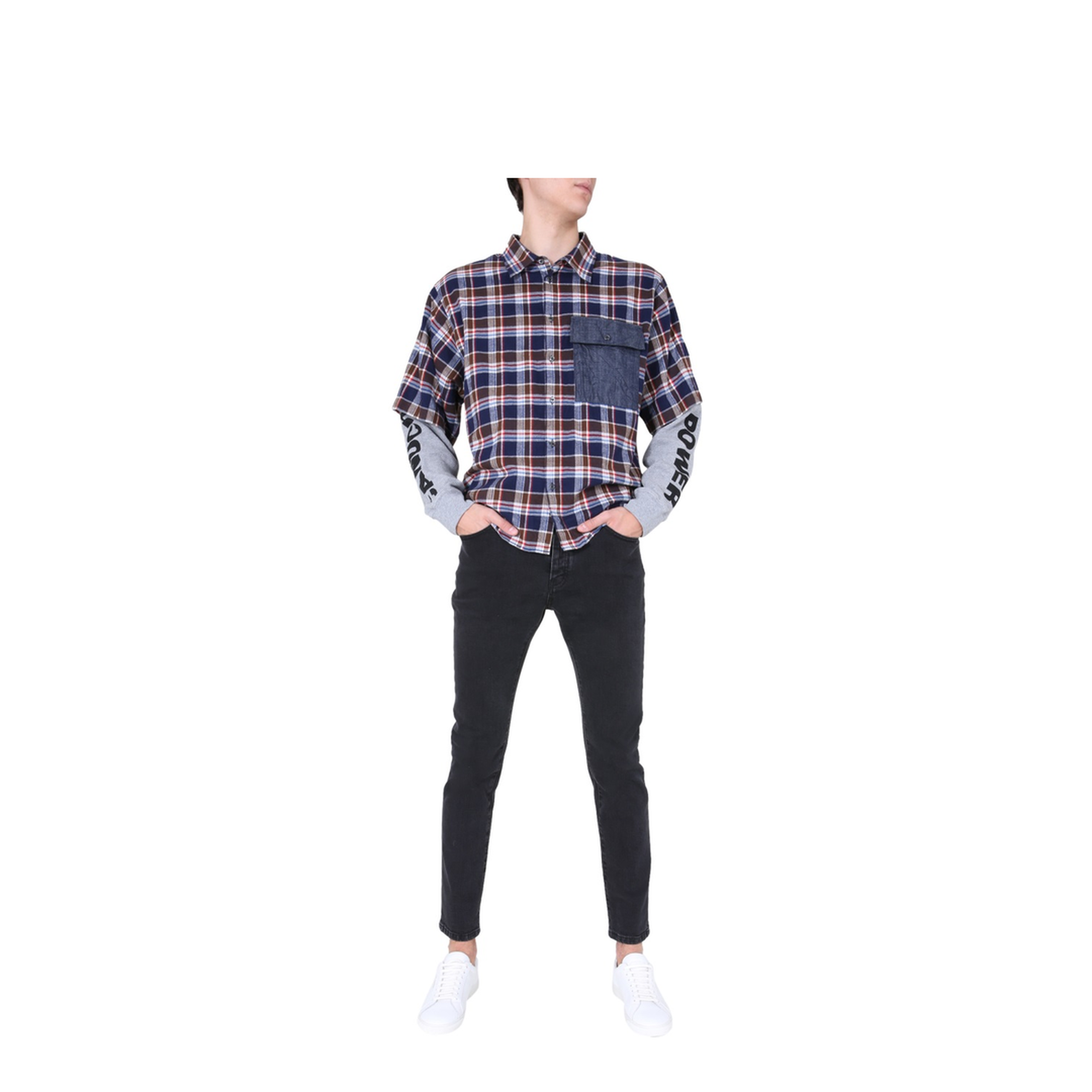 MAYFEYR - Dsquared2 - Shirt With Double Sleeves - S71DM0428S53169001F