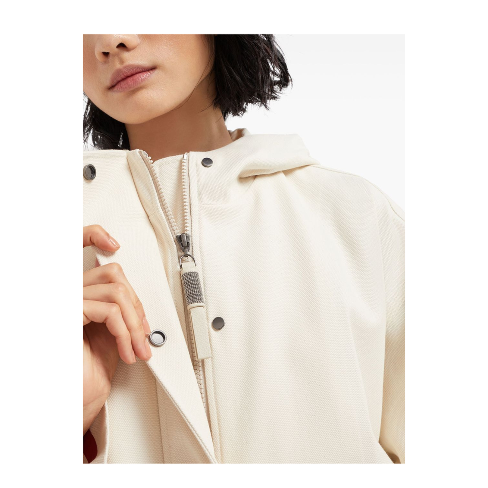 Hooded Canvas Waterproof Jacket