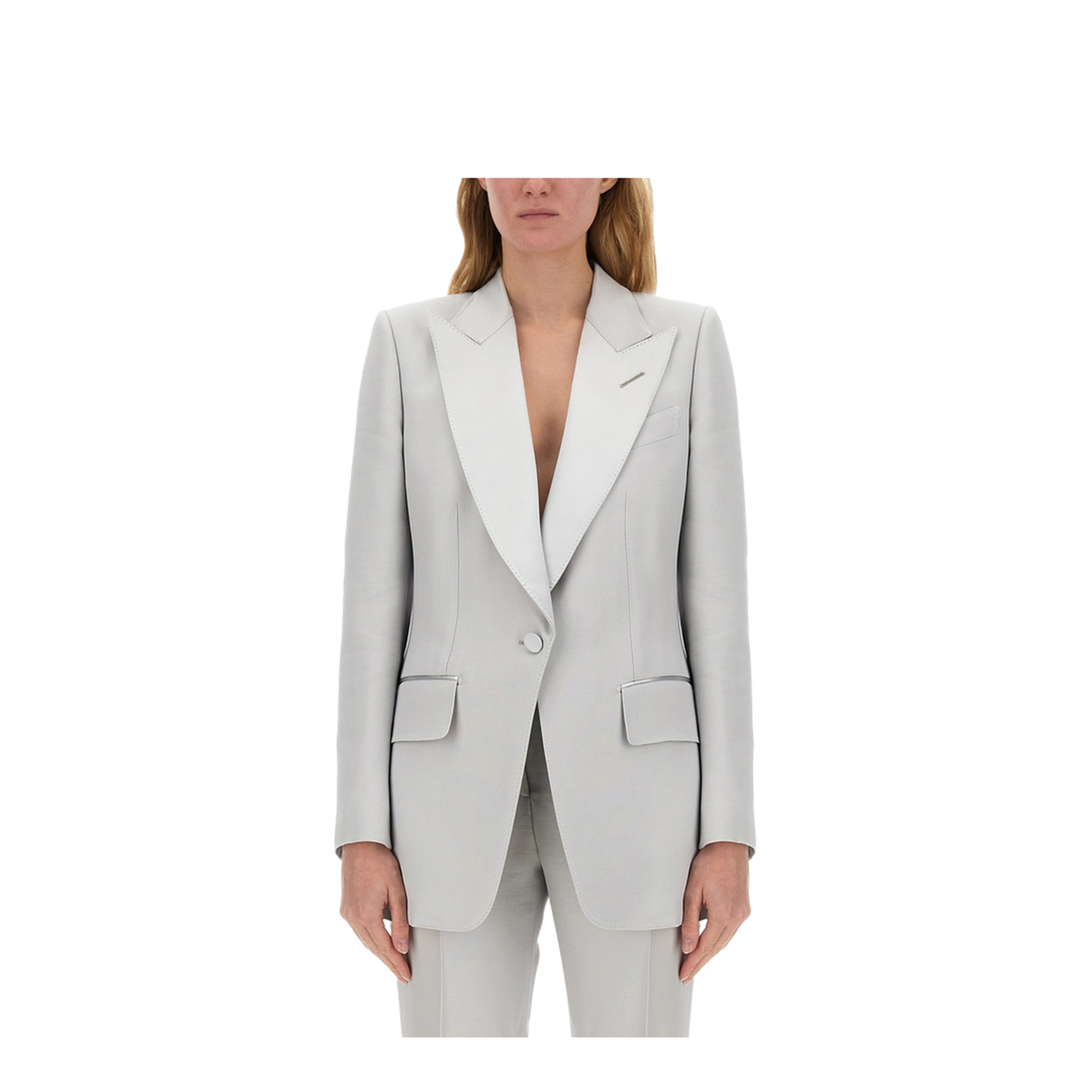 Single-Breasted Tuxedo Jacket