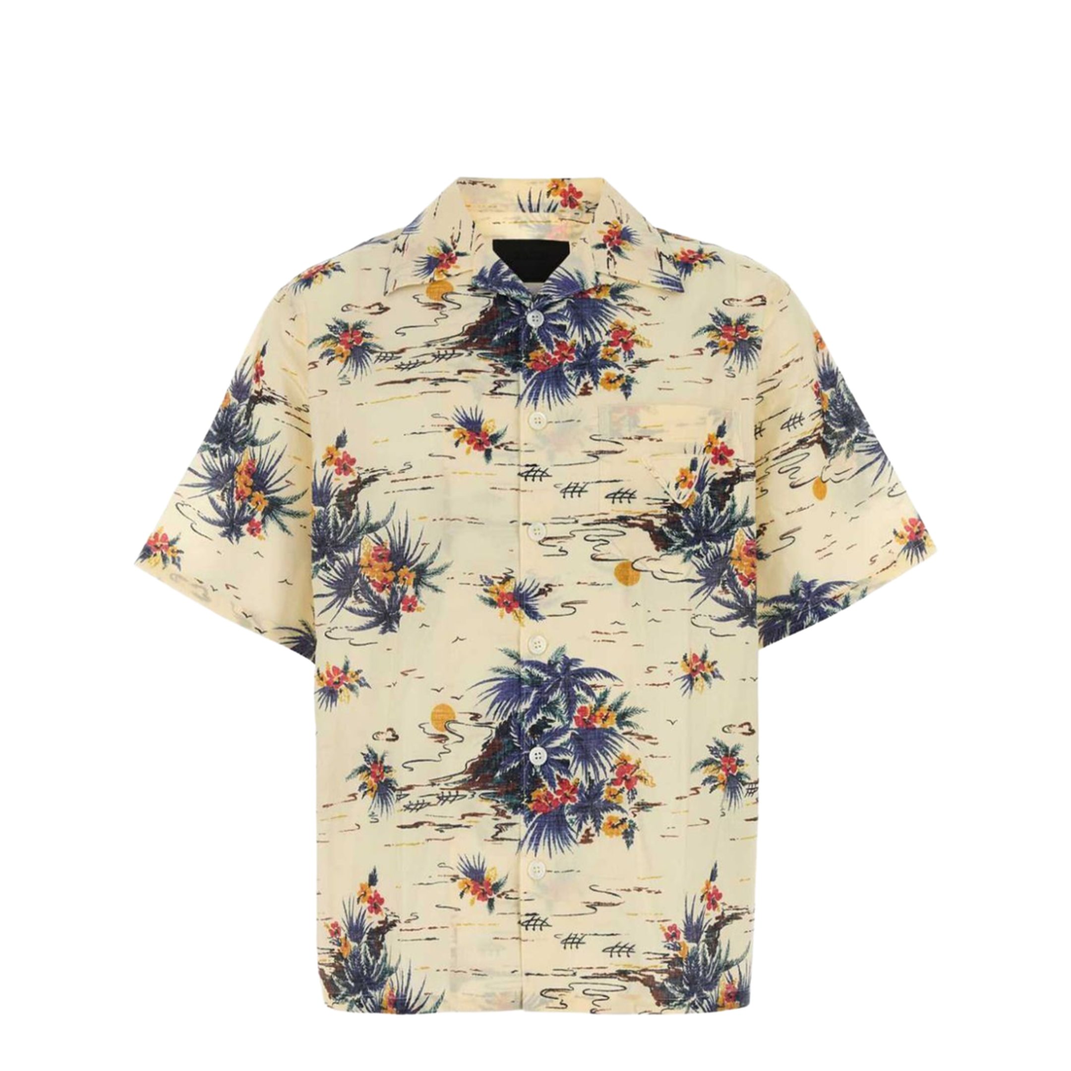 MAYFEYR - Prada - Hawaii Batista Cotton Short-Sleeved Shirt - UCS414SUMO16YK