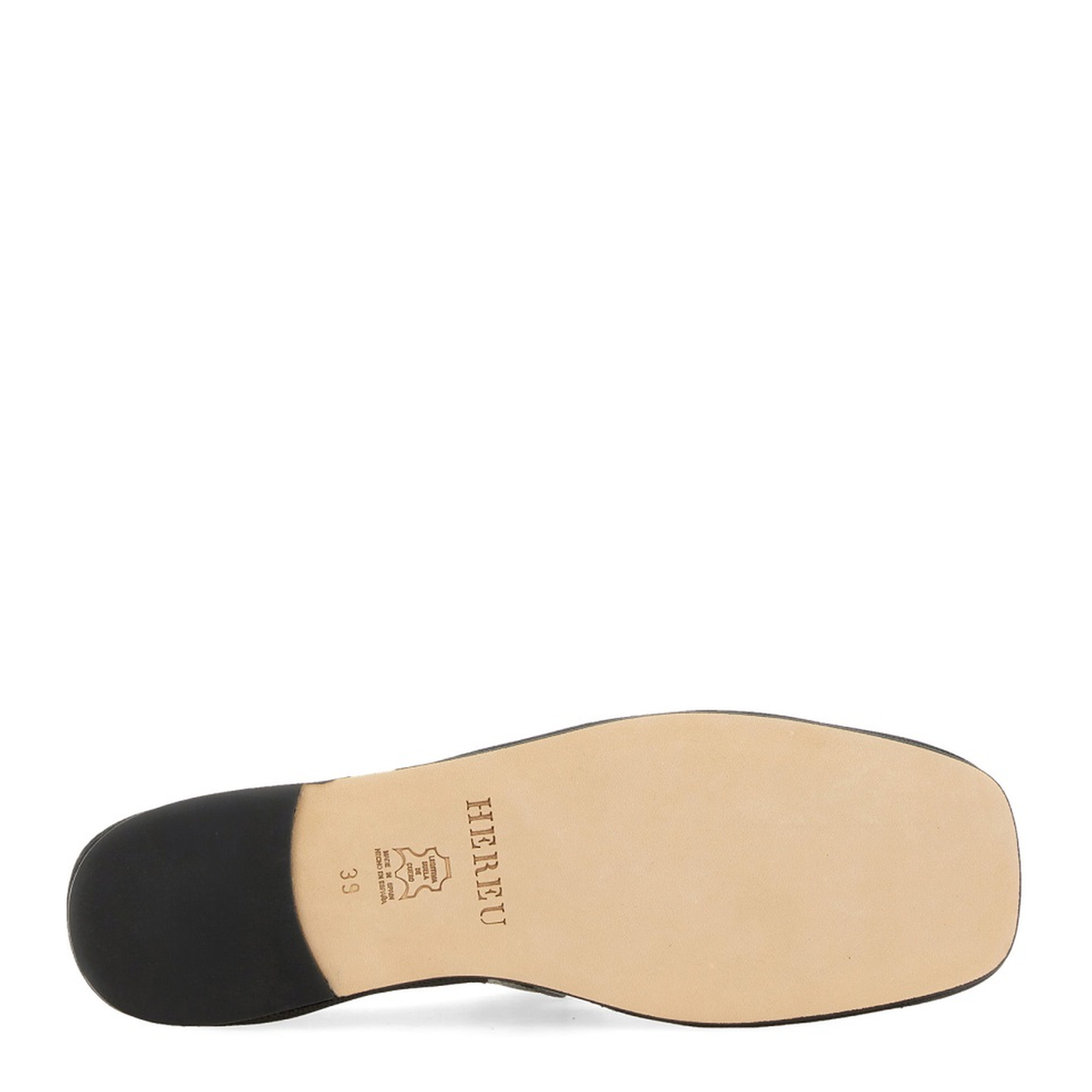 MAYFEYR - Hereu - Ballerina In Pelle - LLSSWFA240011BLACK