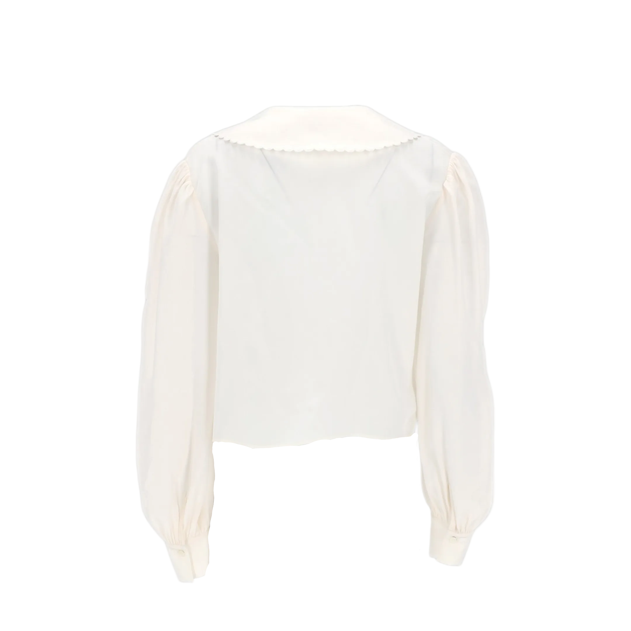 MAYFEYR - Chloè - Blouse With Puff Sleeves In Crêpe De Chine - 26AH109005107