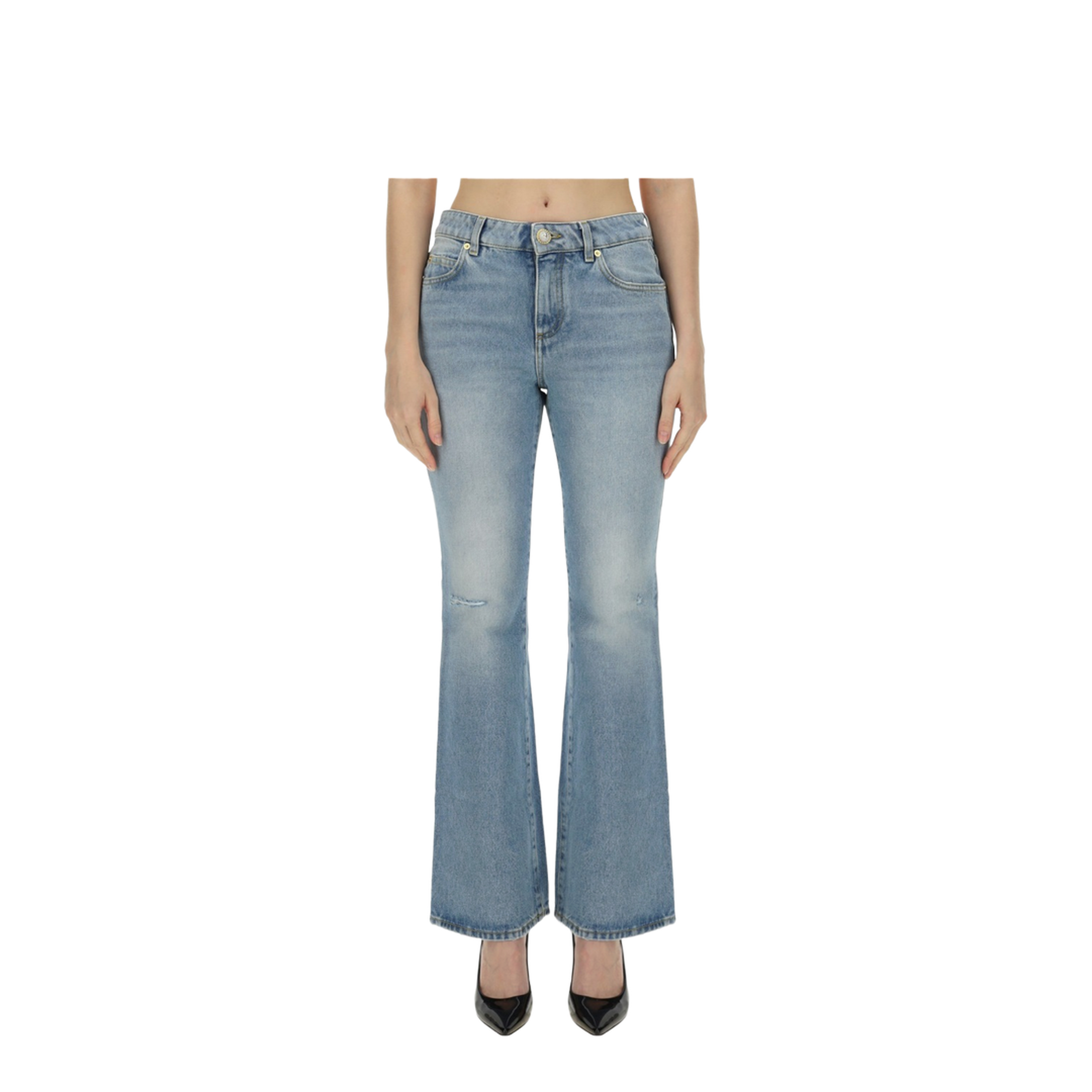 Light Blue Cotton Jeans