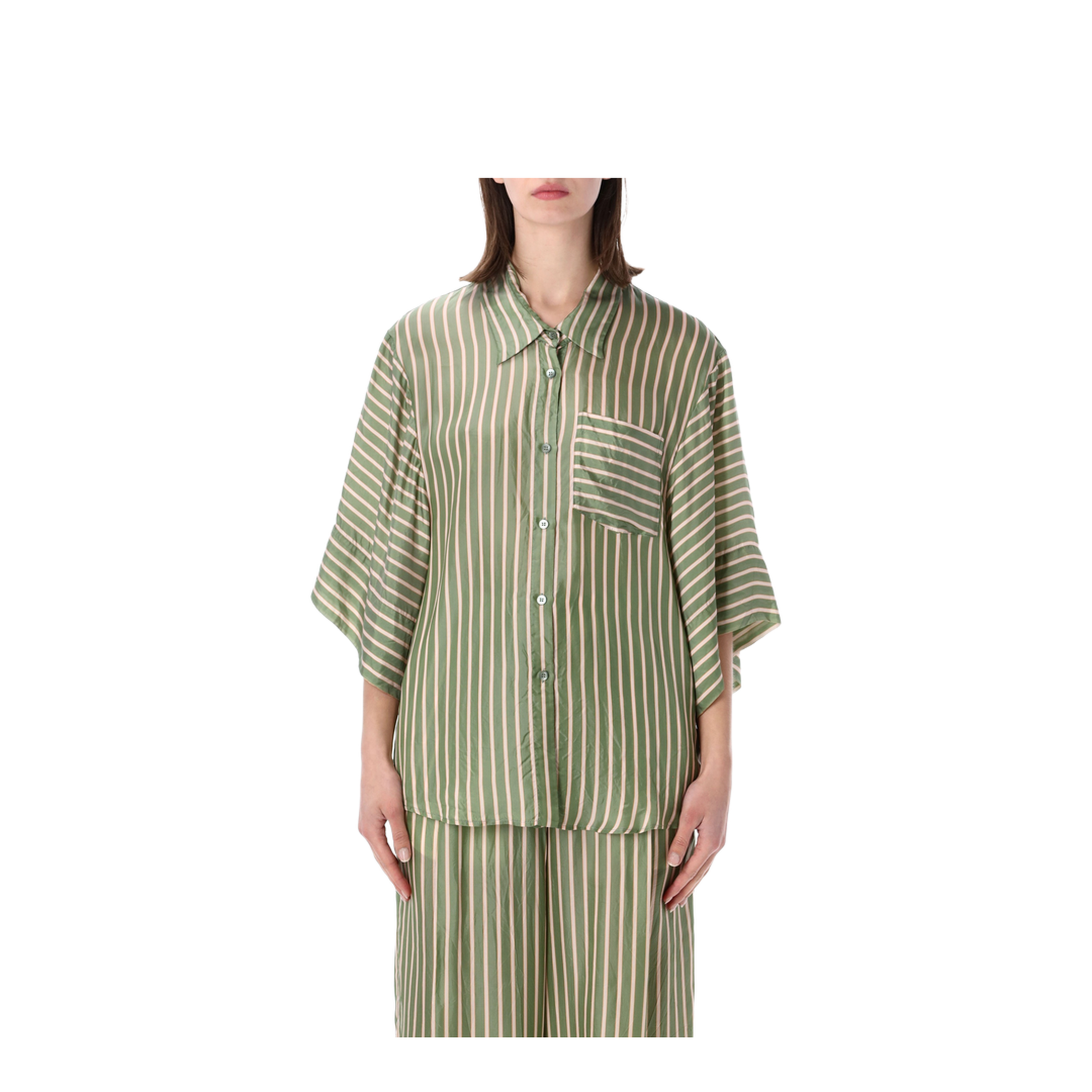 MAYFEYR - Dries Van Noten - T-Shirts And Polos Green - 2610107573274604