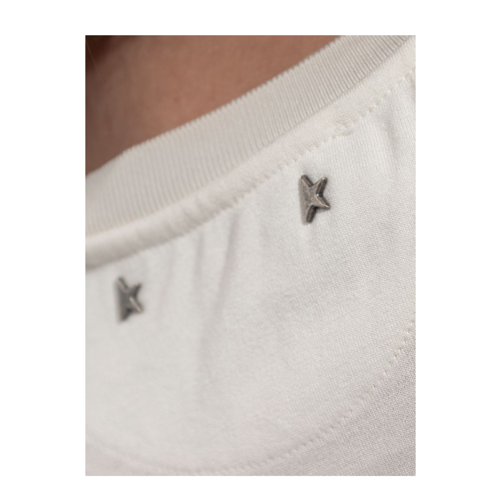 White T-Shirt with Print on the Front
