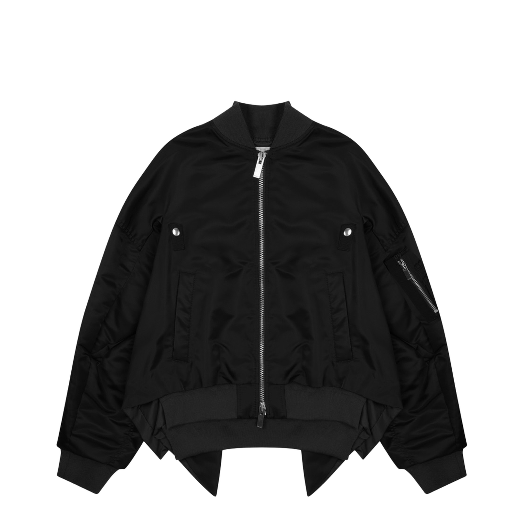 Cropped Bomber Jacket