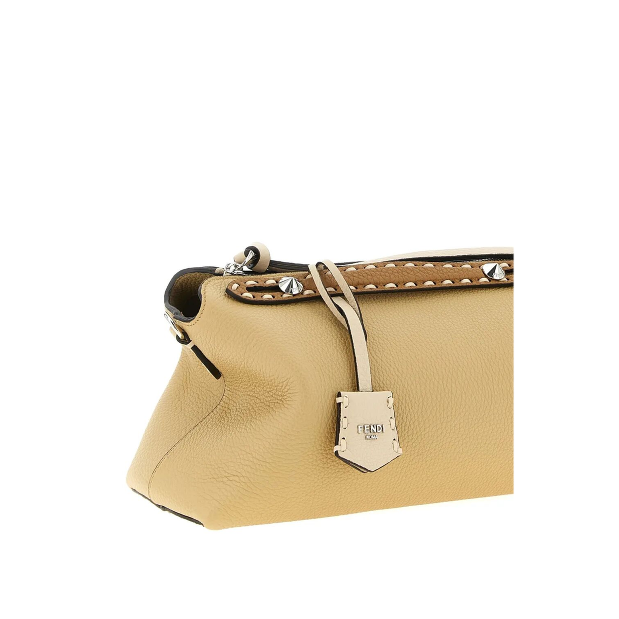 By The Way Medium Leather Crossbody Bags - Beige