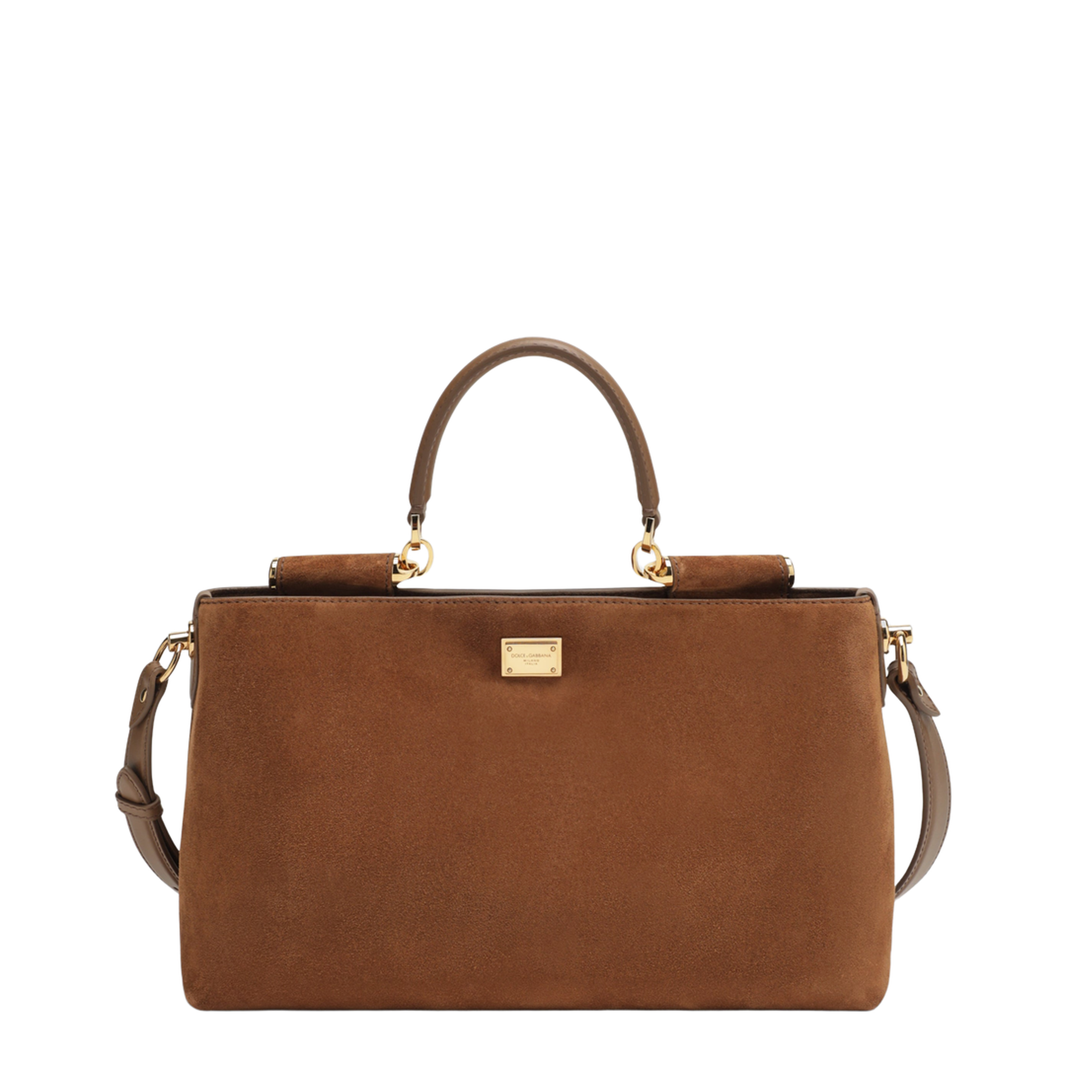 MAYFEYR - Dolce & Gabbana - Medium Suede Bag In Camel - BB7896A07758Y121