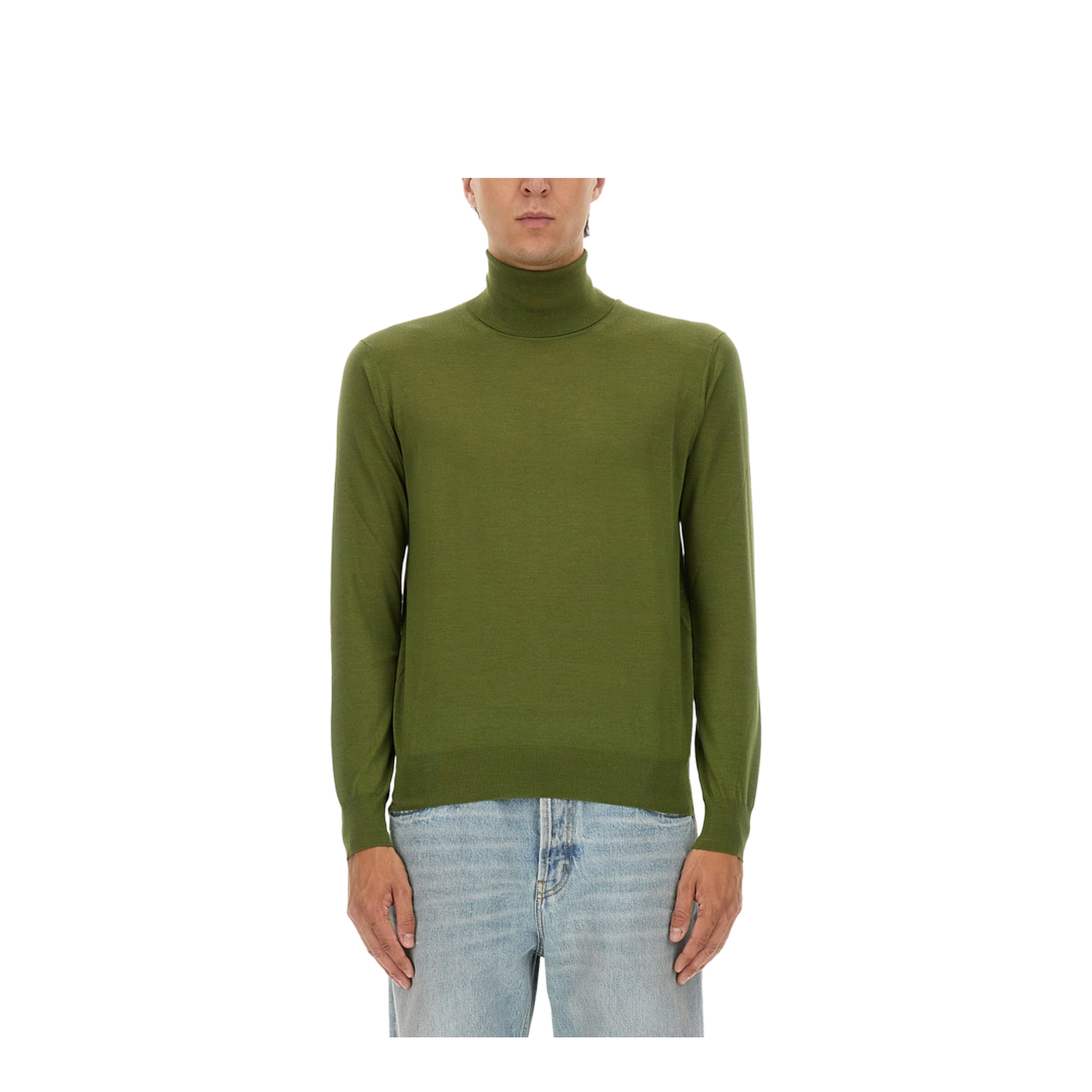 Cashmere Wool and Silk Turtleneck