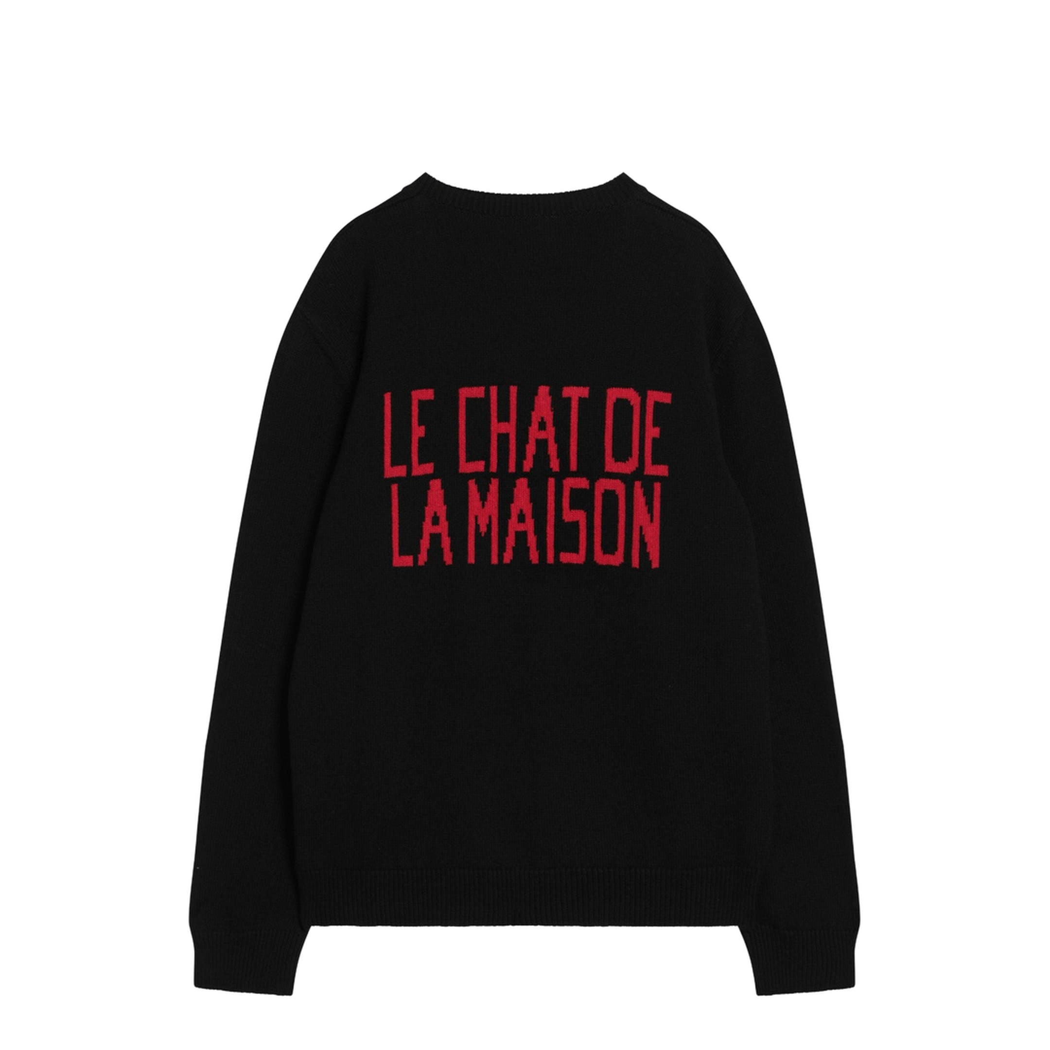 Le Chat De La Maison Sweater Black