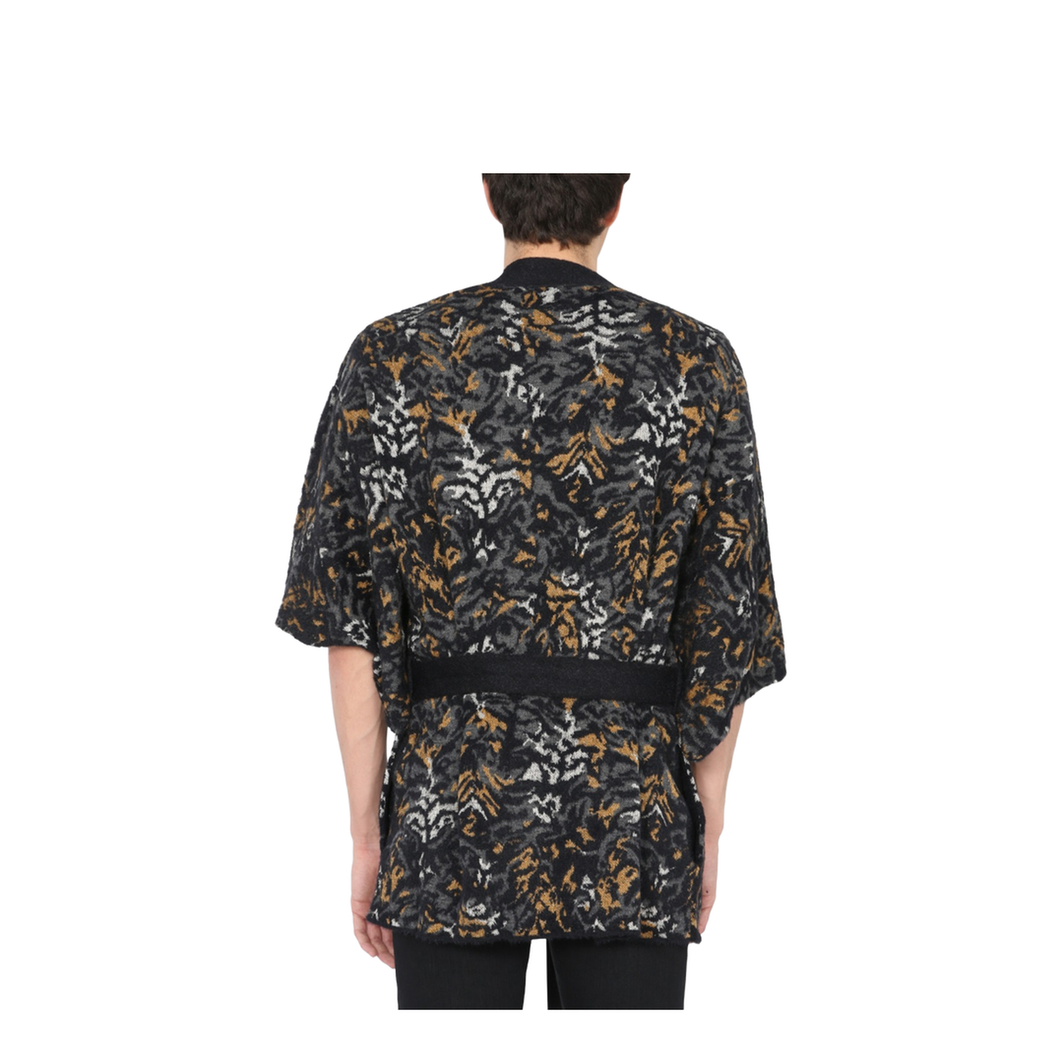 Jacquard Knit Kimono