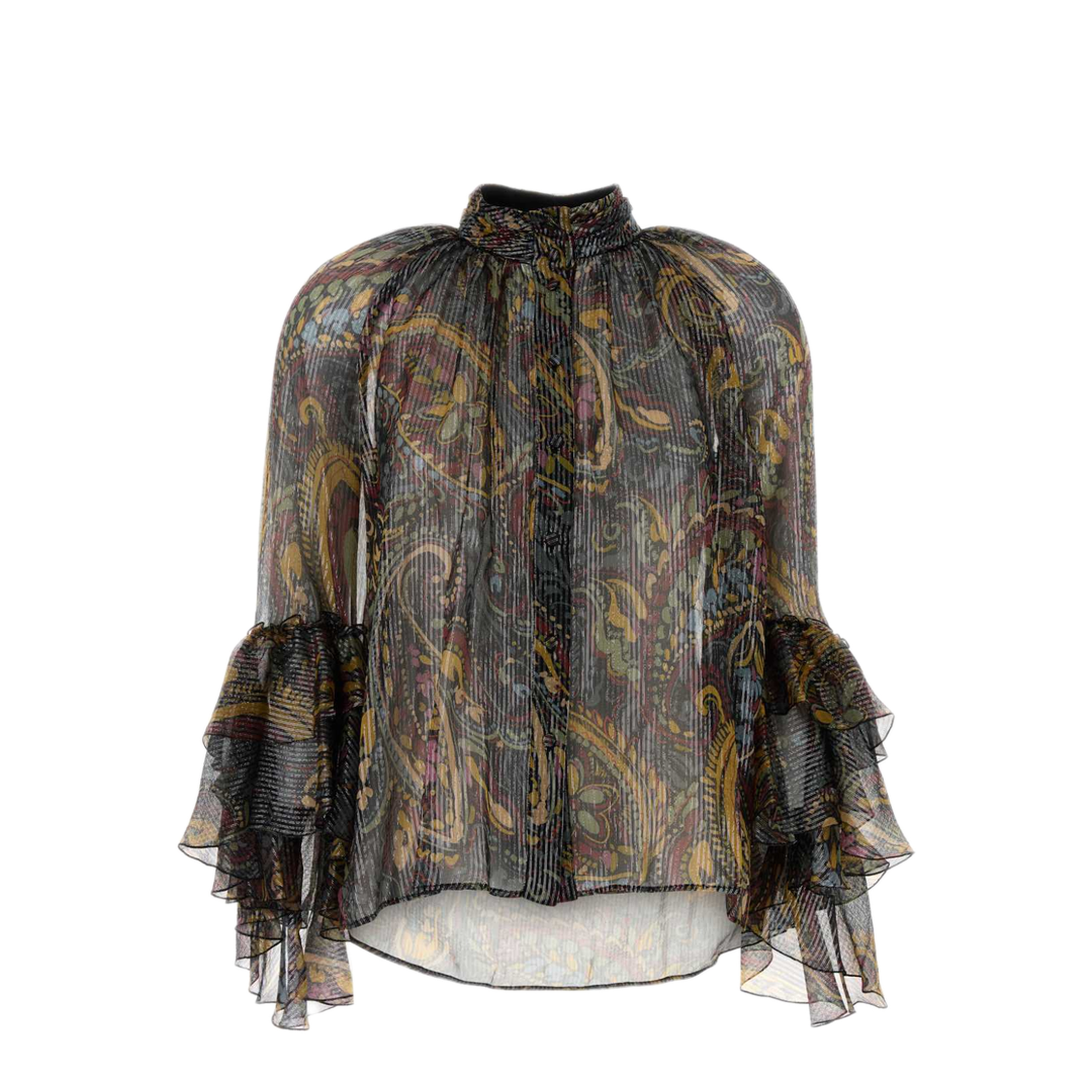 MAYFEYR - Etro - Printed Silk Blend Blouse - WRIA008199SAA11X0810