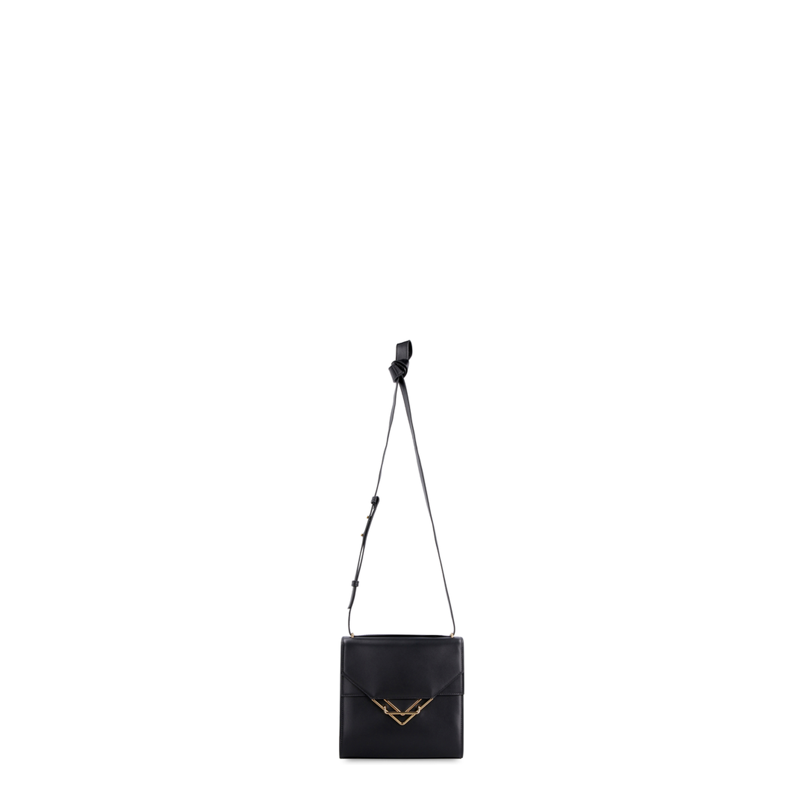 Black Leather Shoulder Bag