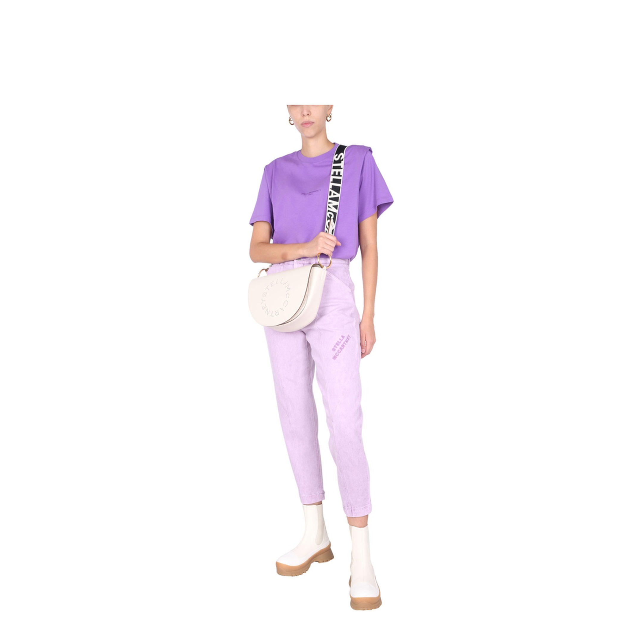 JEANS WITH EMBROIDERED LOGO