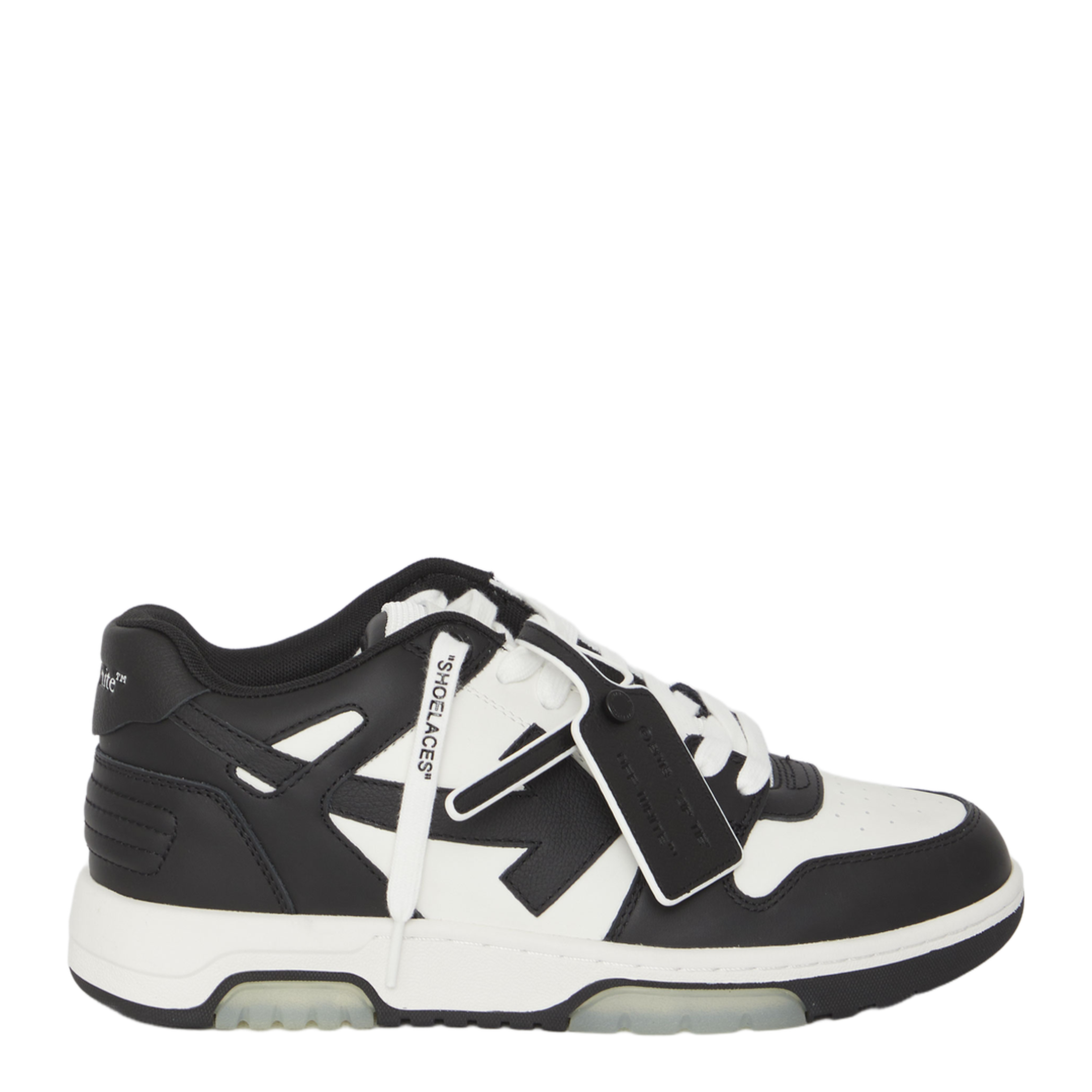 Out Of Office Leather Sneakers - Black