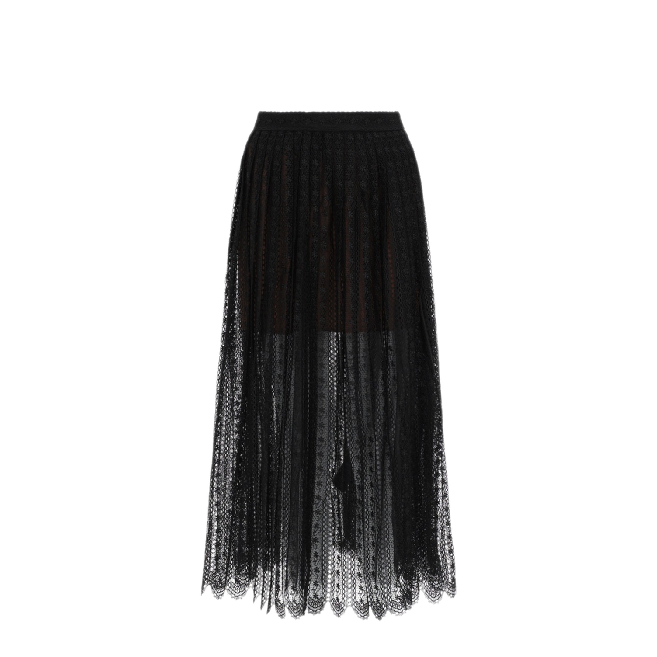 MAYFEYR - Self Portrait - Lace Midi Skirt - RS26172MSKBBLACK